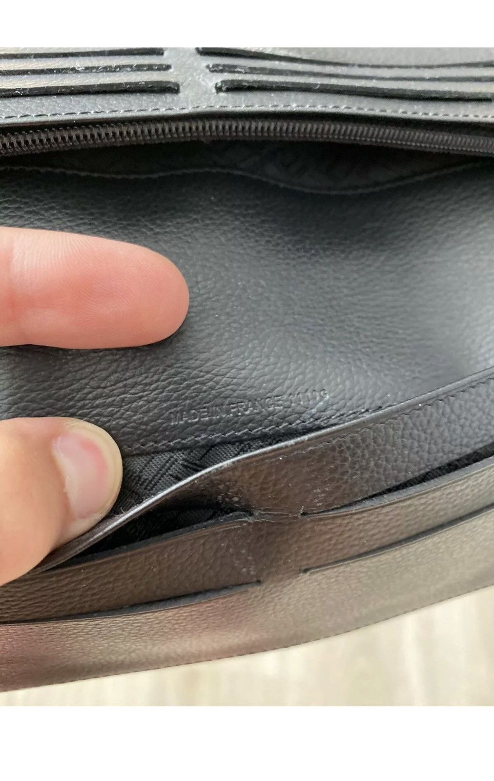 Alfred Dunhill × Vintage Dunhill Leather Black Bifold Long Wallet Purse Cardholder Size ONE SIZE - 5 Thumbnail