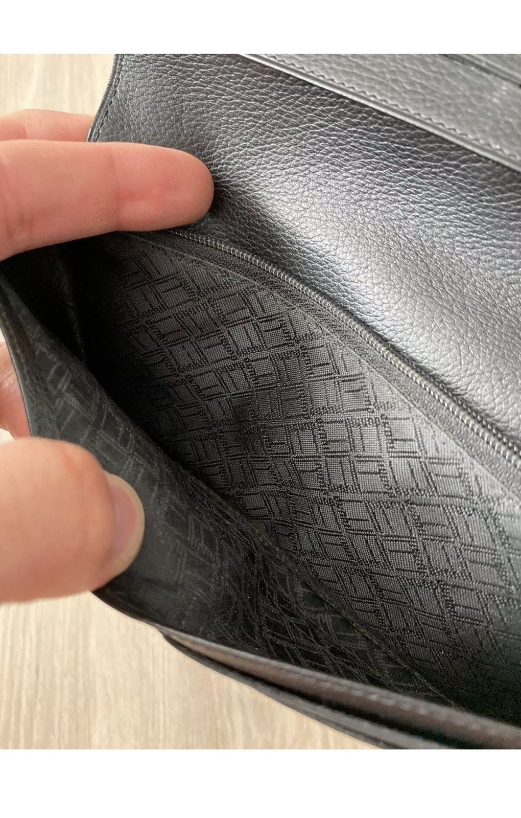 Alfred Dunhill × Vintage Dunhill Leather Black Bifold Long Wallet Purse Cardholder Size ONE SIZE - 9 Thumbnail