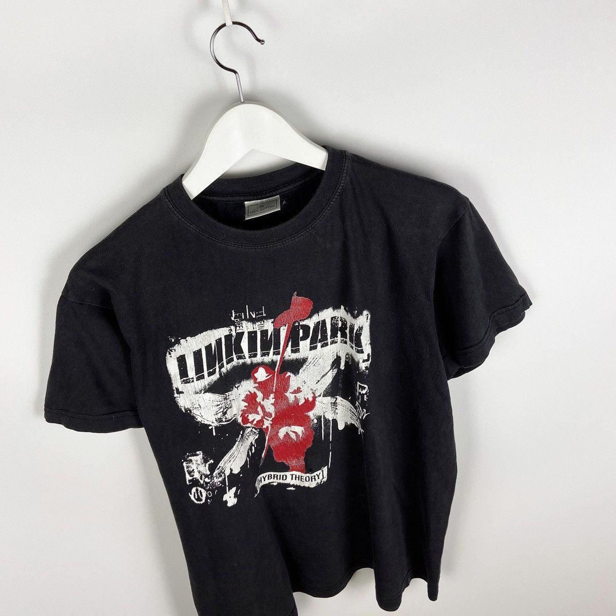Band Tees × Vintage Vintage 00’s Linkin Park Hybrid theory distressed faded tee Size US S / EU 44-46 / 1 - 2 Thumbnail