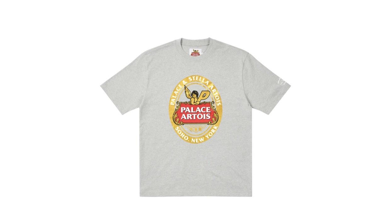 Palace Palace X Stella Artois Tee + sticker | Grailed