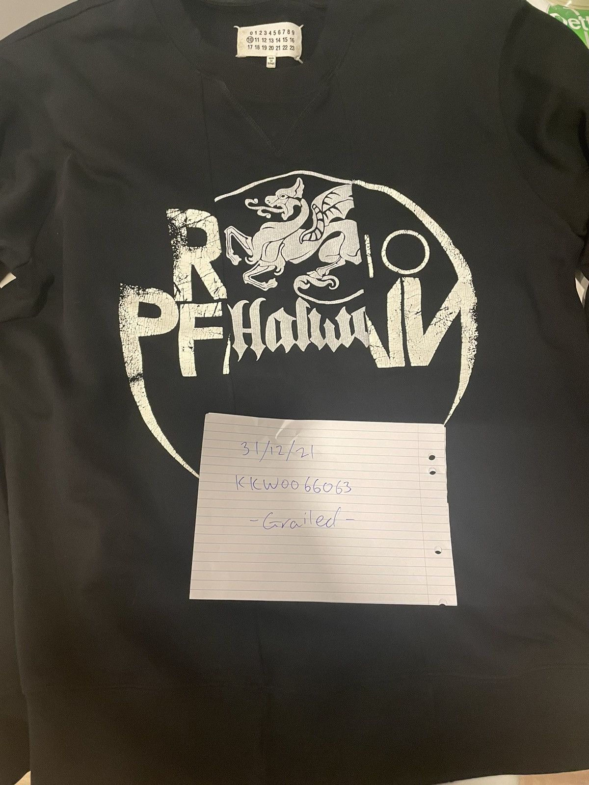 Maison Margiela Margiela Patchwork Irish Print Sweatshirt - Black Size US L / EU 52-54 / 3 - 11 Thumbnail