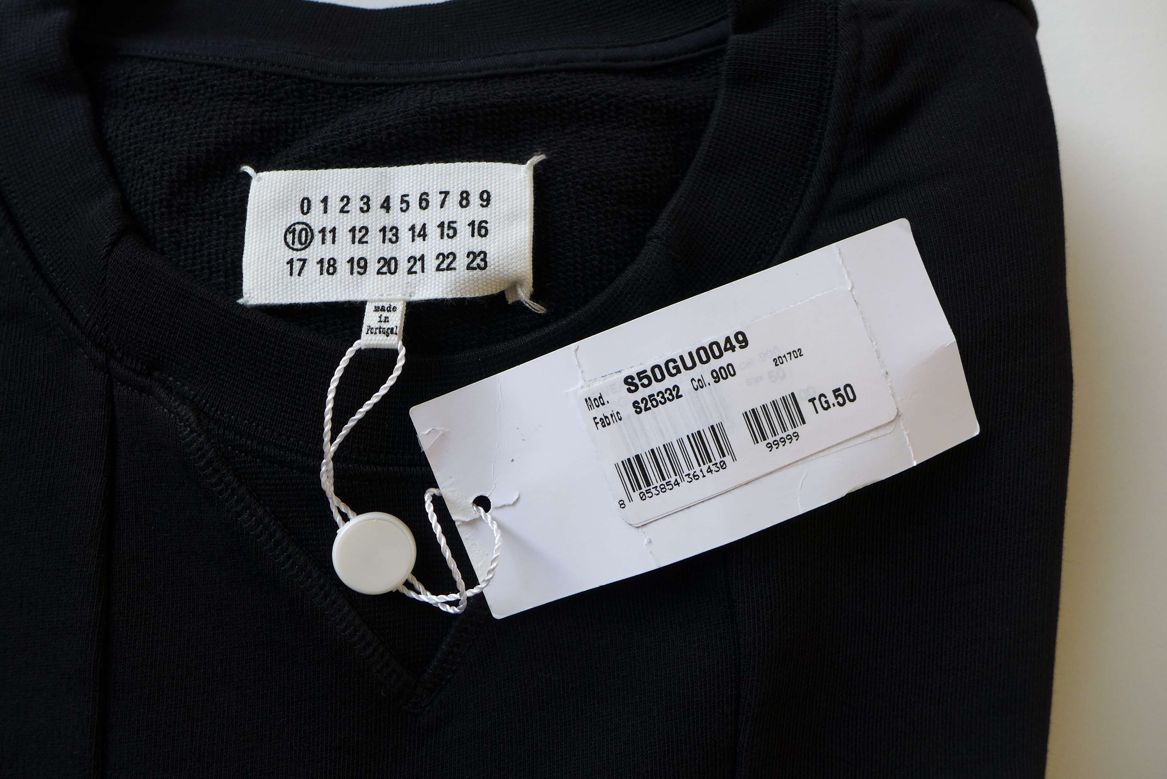 Maison Margiela Margiela Patchwork Irish Print Sweatshirt - Black Size US L / EU 52-54 / 3 - 9 Thumbnail