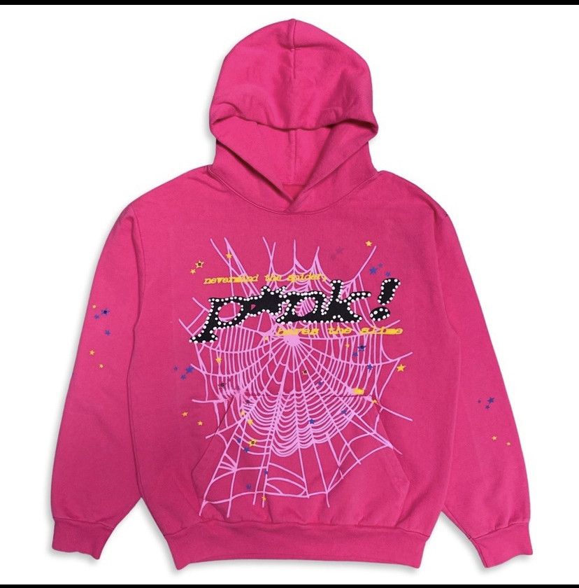 Young Thug SPIDER P*NK HOODIE -S Size US S / EU 44-46 / 1 - 7 Thumbnail