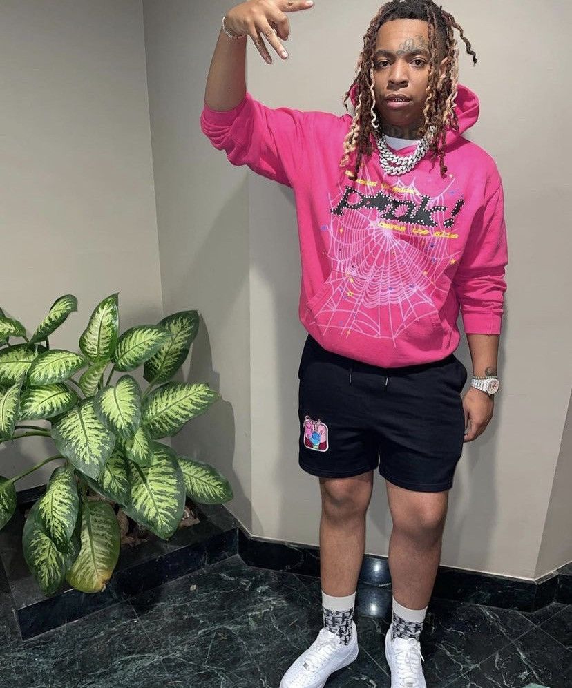 Young Thug SPIDER P*NK HOODIE -S Size US S / EU 44-46 / 1 - 5 Thumbnail
