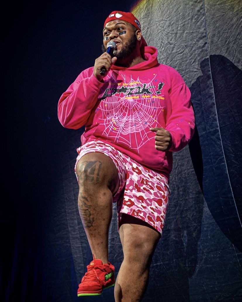 Young Thug SPIDER P*NK HOODIE -S Size US S / EU 44-46 / 1 - 2 Thumbnail