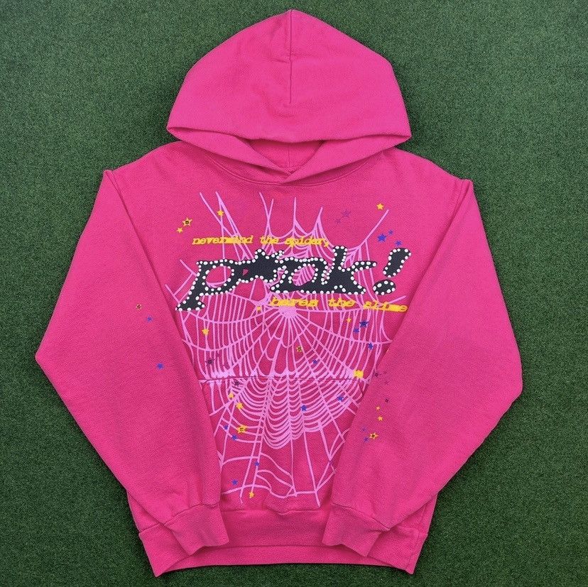 Young Thug SPIDER P*NK HOODIE -S Size US S / EU 44-46 / 1 - 1 Thumbnail