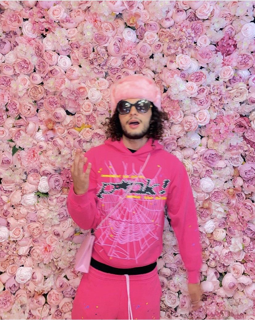 Young Thug SPIDER P*NK HOODIE -S Size US S / EU 44-46 / 1 - 4 Thumbnail