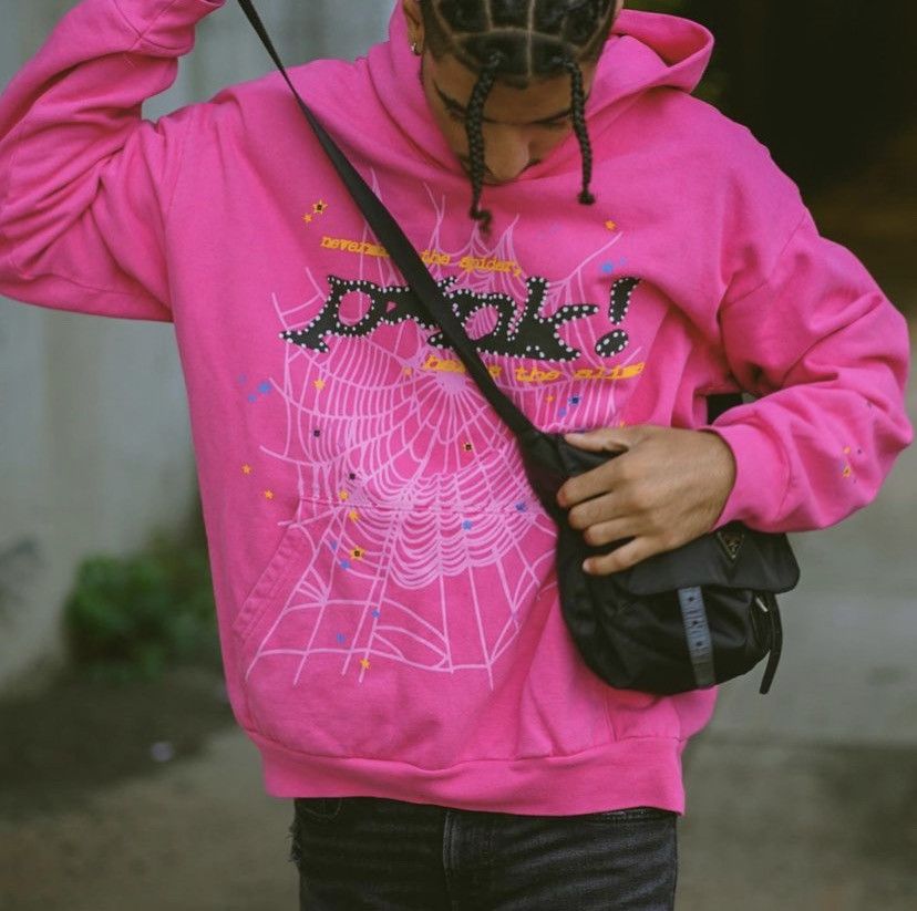 Young Thug SPIDER P*NK HOODIE -S Size US S / EU 44-46 / 1 - 6 Thumbnail