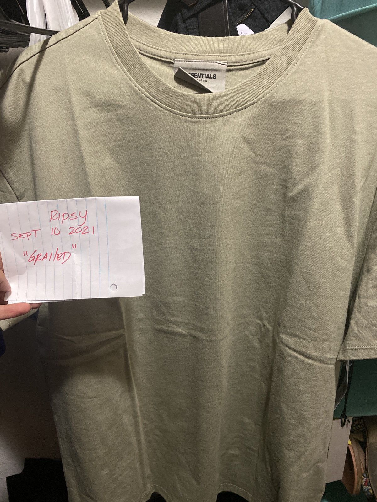Fear of God Fear of God Essentials T-Shirt Pistachio size Small Size US S / EU 44-46 / 1 - 7 Thumbnail