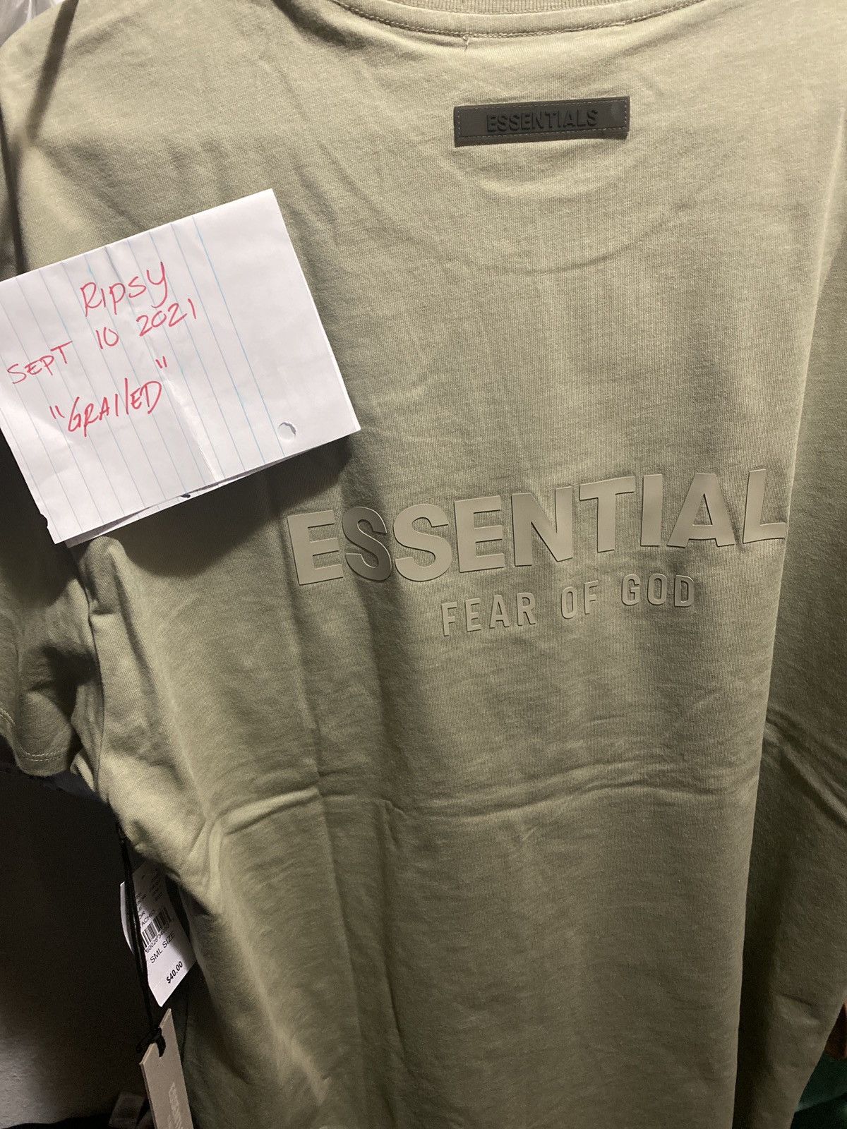 Fear of God Fear of God Essentials T-Shirt Pistachio size Small Size US S / EU 44-46 / 1 - 1 Thumbnail
