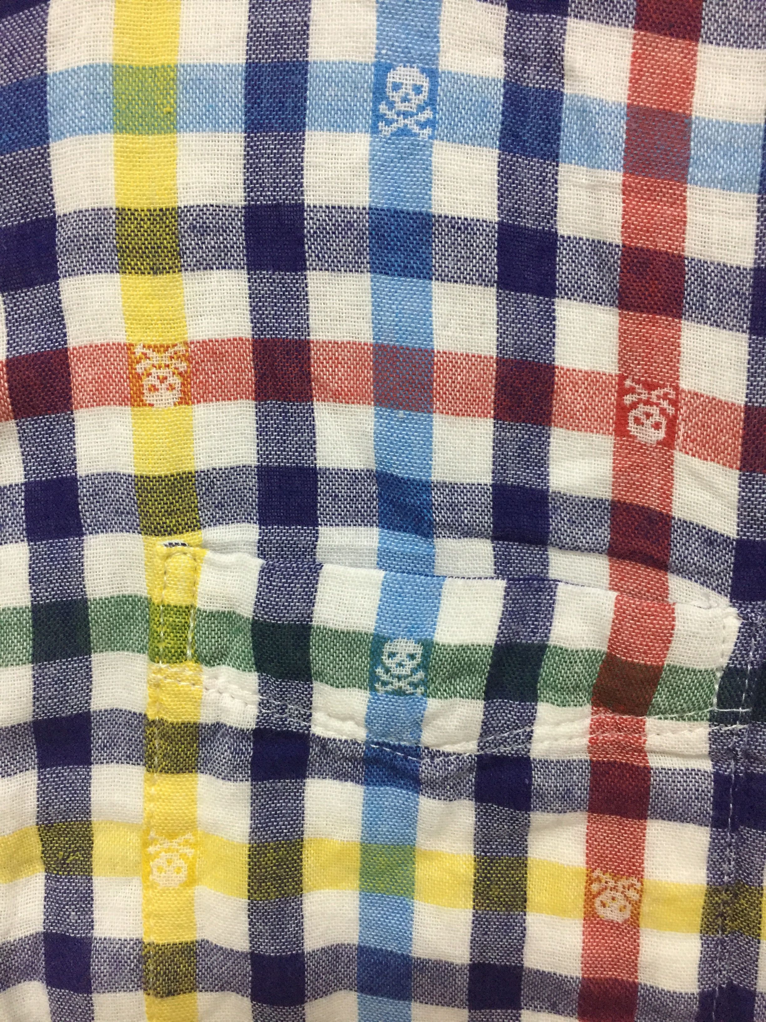 Beams Plus × Japanese Brand Candy Multicolor Skull Cross bone embrodered flanel Size US L / EU 52-54 / 3 - 5 Thumbnail