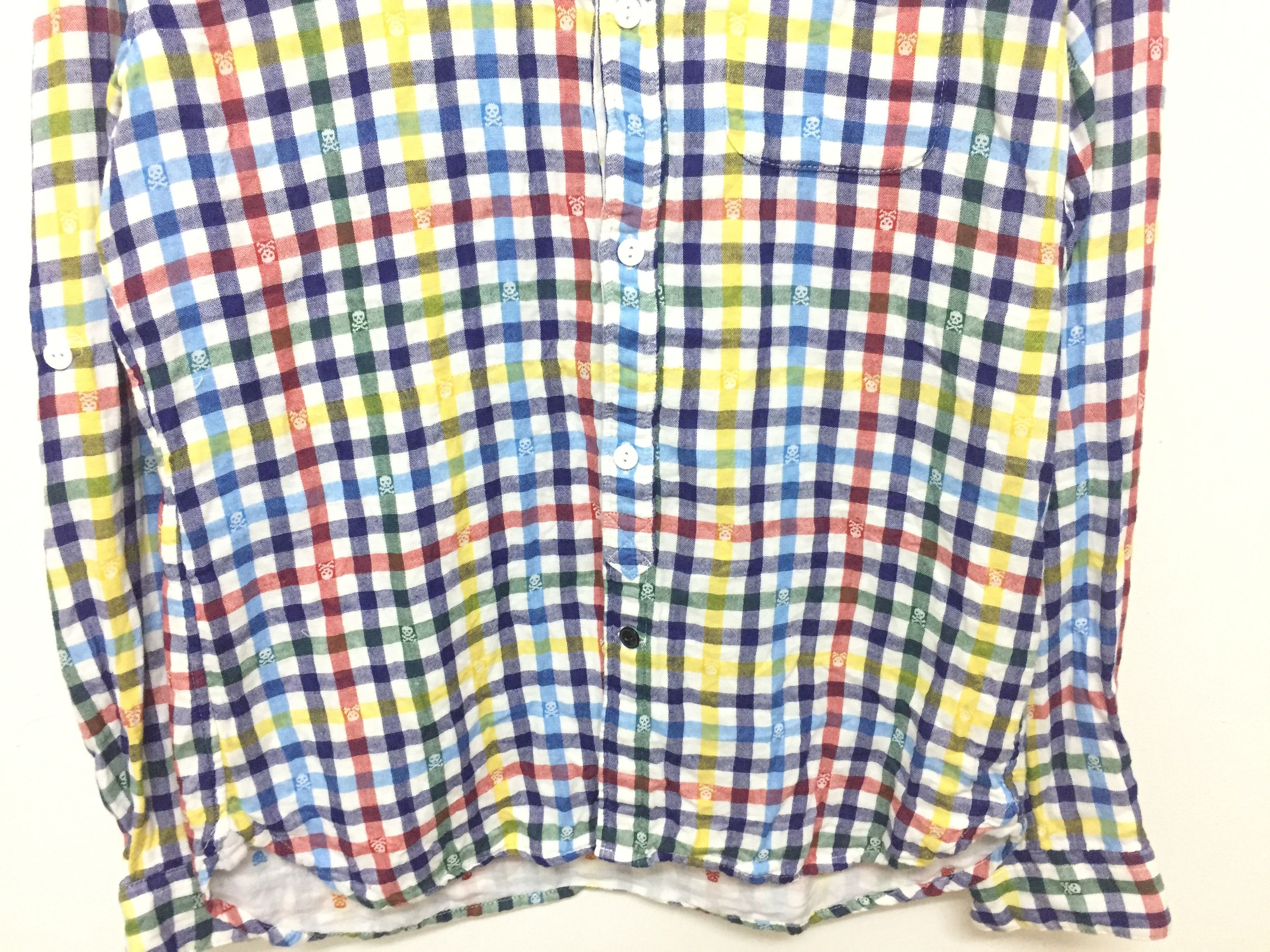 Beams Plus × Japanese Brand Candy Multicolor Skull Cross bone embrodered flanel Size US L / EU 52-54 / 3 - 4 Thumbnail