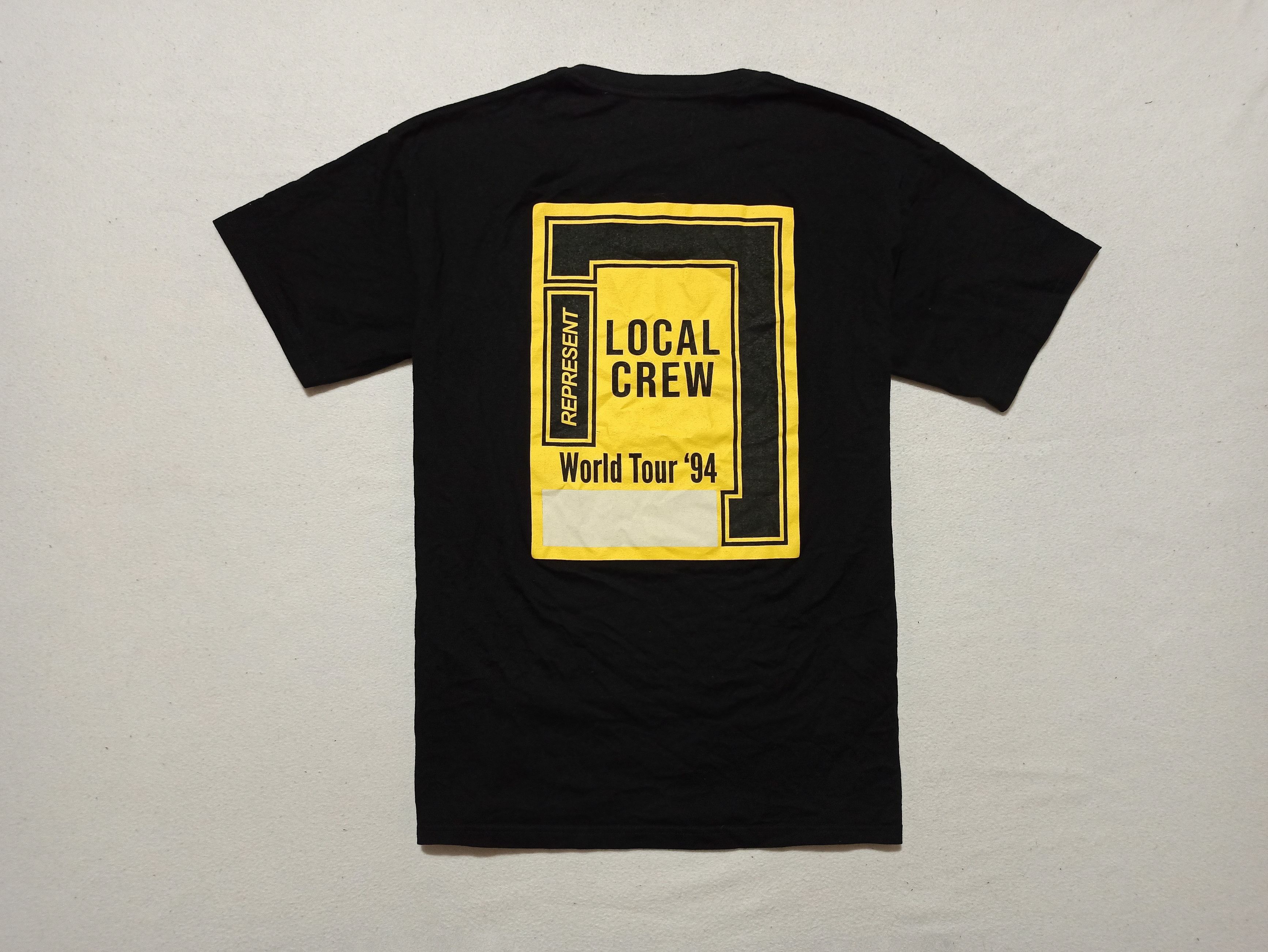 Represent Clo. Represent Local Crew World Tour 94 Heavyweight Tee Size US M / EU 48-50 / 2 - 1 Thumbnail
