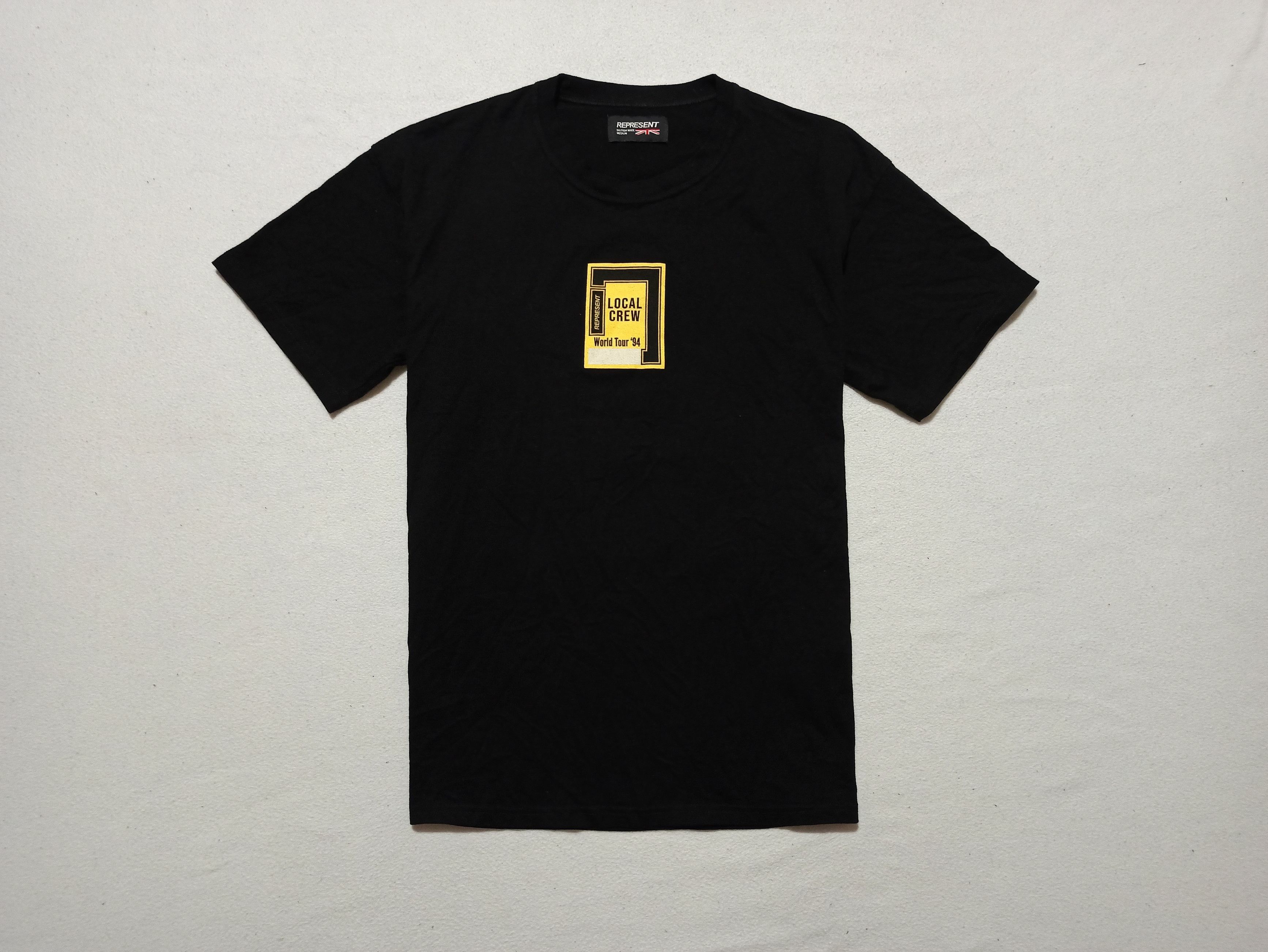 Represent Clo. Represent Local Crew World Tour 94 Heavyweight Tee Size US M / EU 48-50 / 2 - 3 Thumbnail