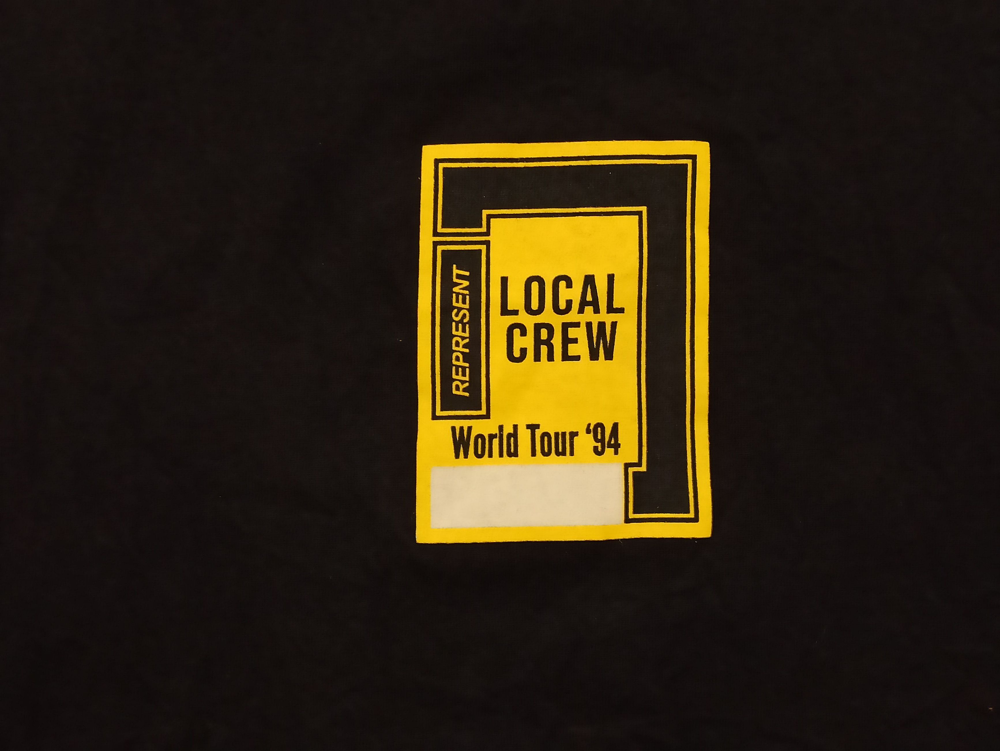 Represent Clo. Represent Local Crew World Tour 94 Heavyweight Tee Size US M / EU 48-50 / 2 - 4 Thumbnail