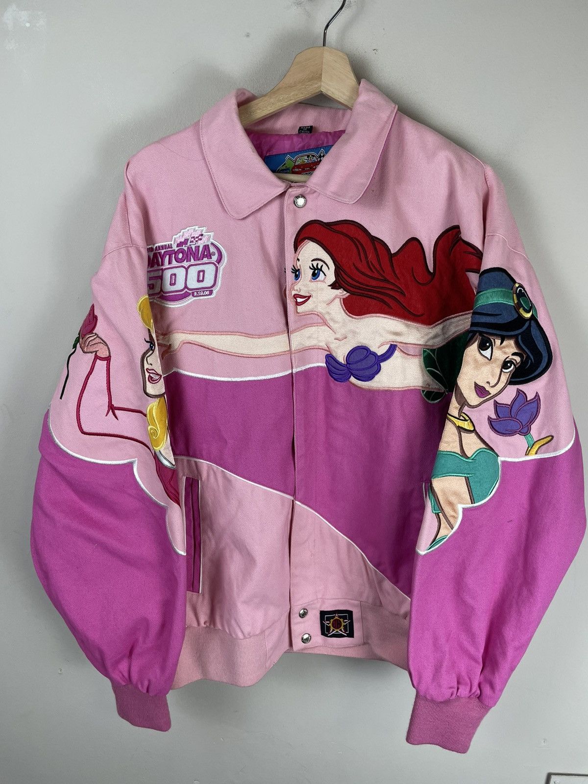 Vintage Vintage 2006 Rare JH Design Disney Princess Racing Jacket