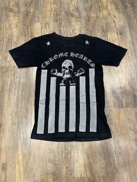 Chrome Hearts Chrome Hearts Joe Foti Skeleton Stars Silver Logo Black ...