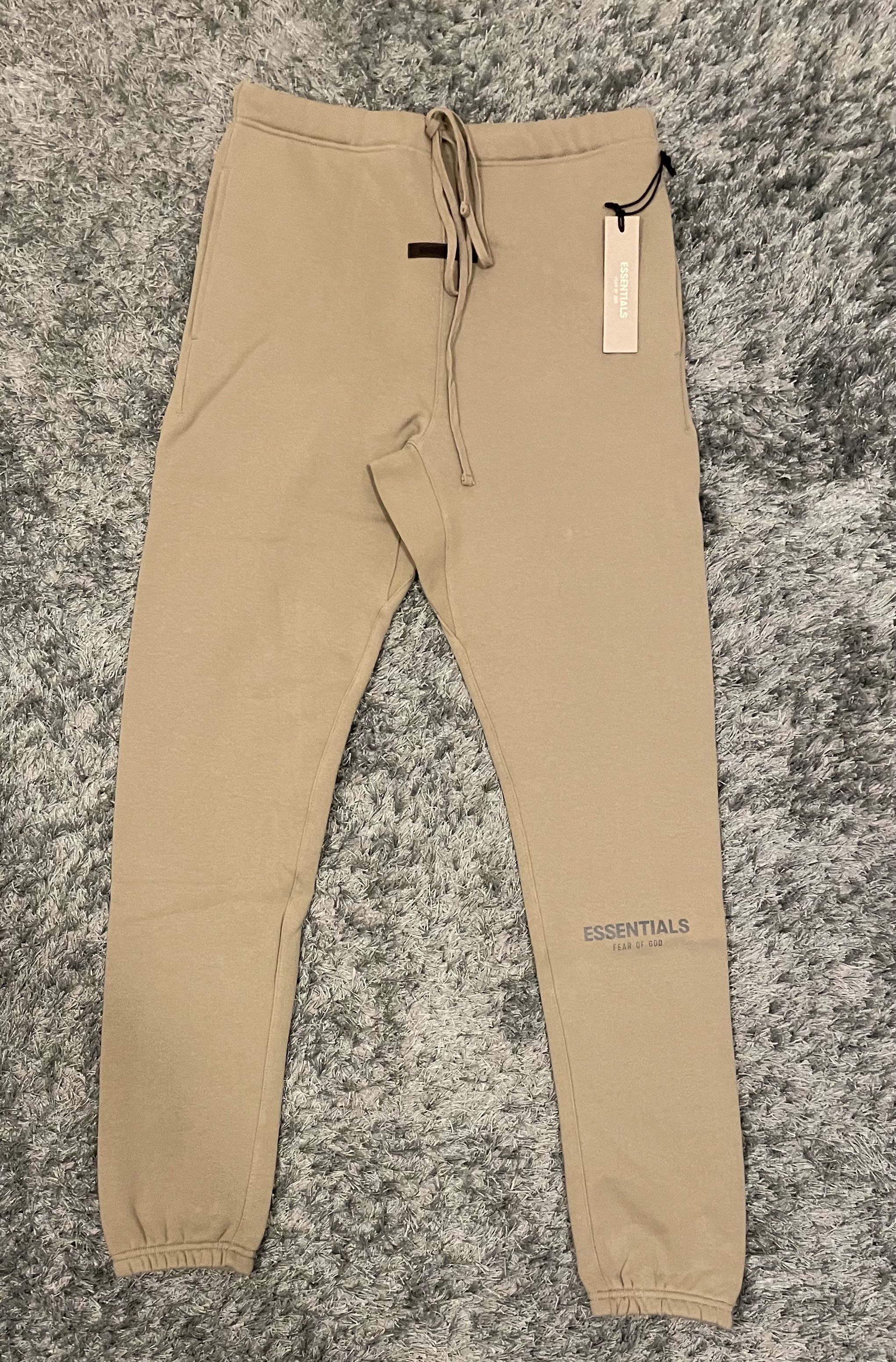 Fear of God Fear of God Essentials Sweatpants Pistachio Medium | Grailed