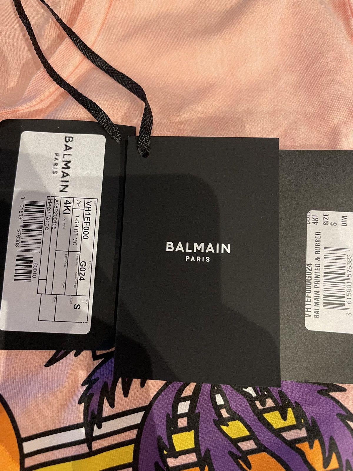 Balmain NEW Limited Edition Balmain Logo Depuis 1945 Tee T-shirt Size US XS / EU 42 / 0 - 11 Thumbnail