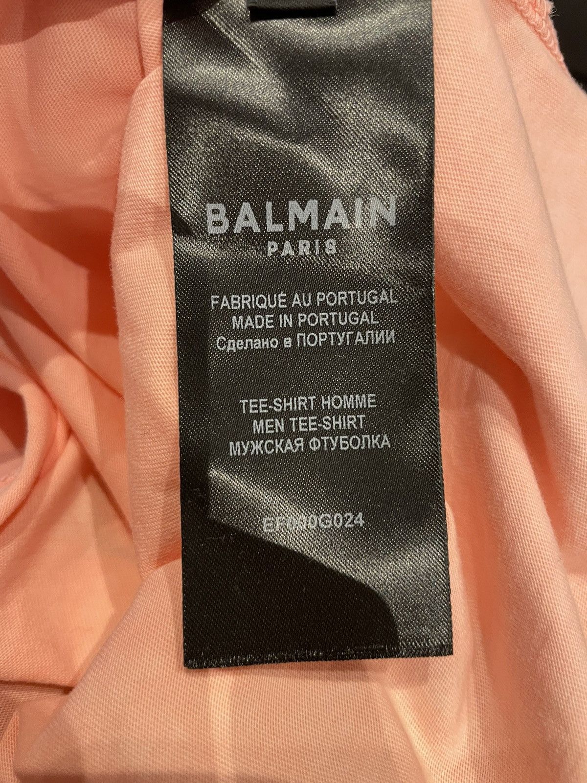 Balmain NEW Limited Edition Balmain Logo Depuis 1945 Tee T-shirt Size US XS / EU 42 / 0 - 5 Thumbnail