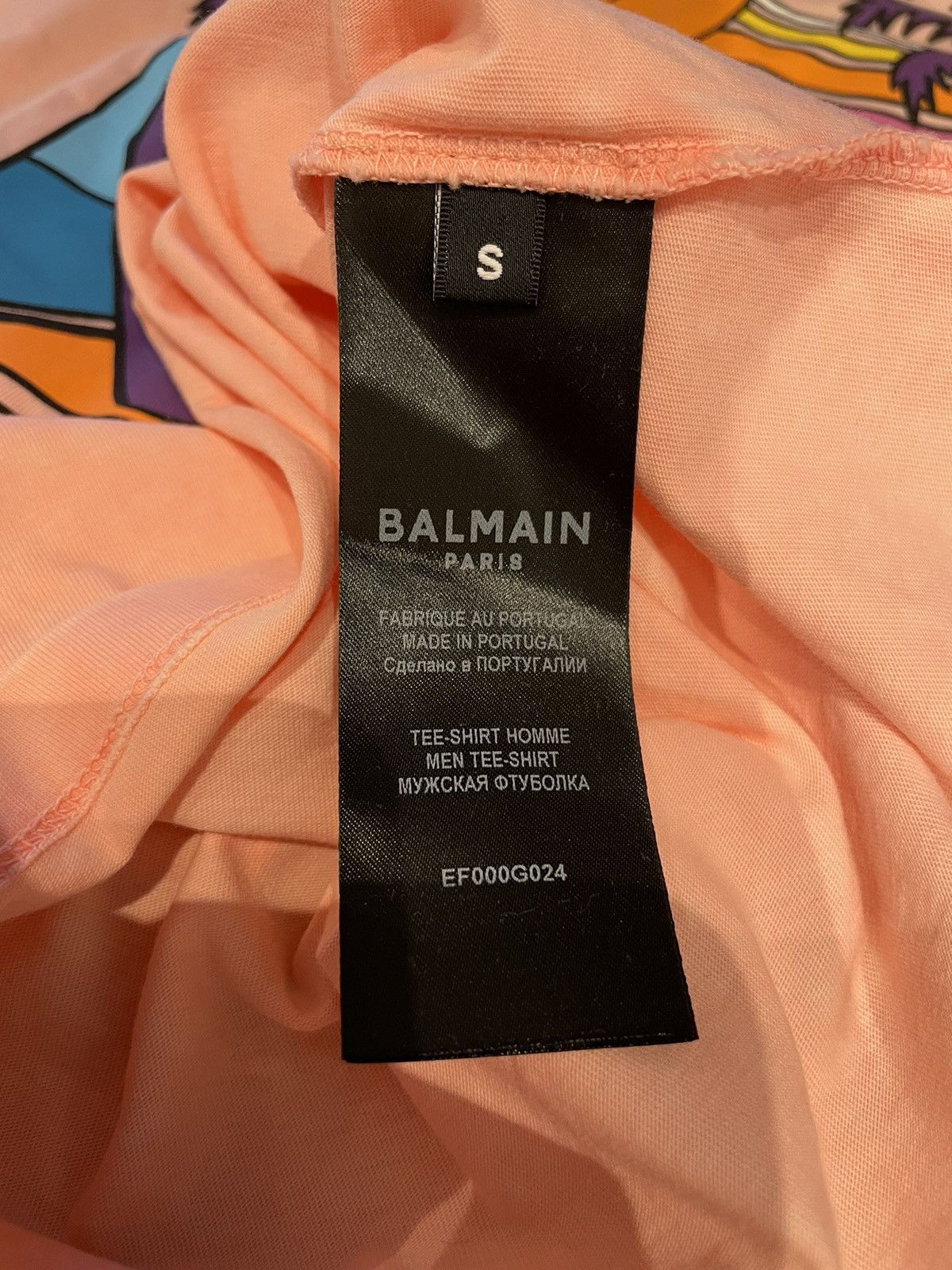 Balmain NEW Limited Edition Balmain Logo Depuis 1945 Tee T-shirt Size US XS / EU 42 / 0 - 6 Thumbnail