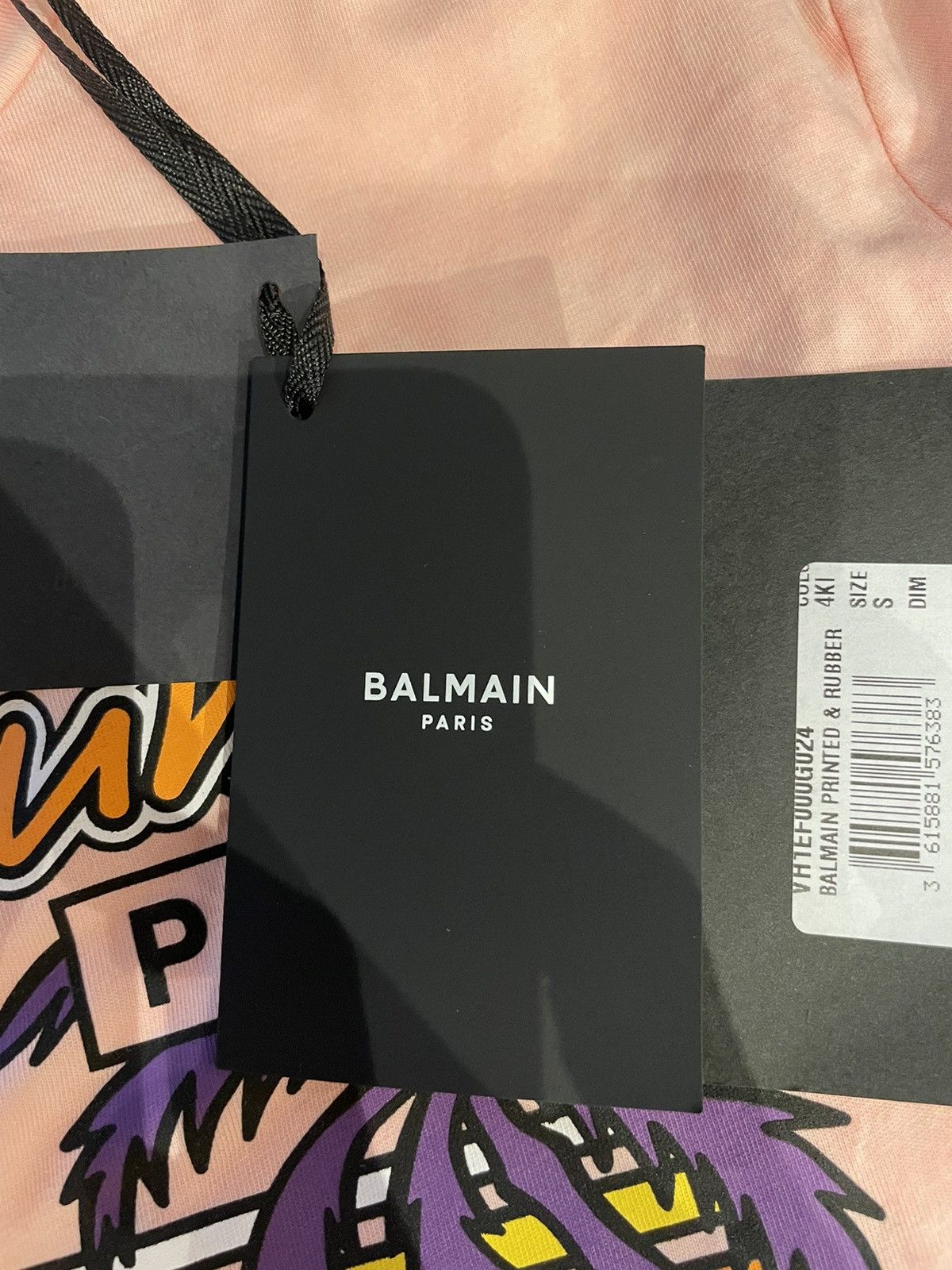 Balmain NEW Limited Edition Balmain Logo Depuis 1945 Tee T-shirt Size US XS / EU 42 / 0 - 10 Thumbnail