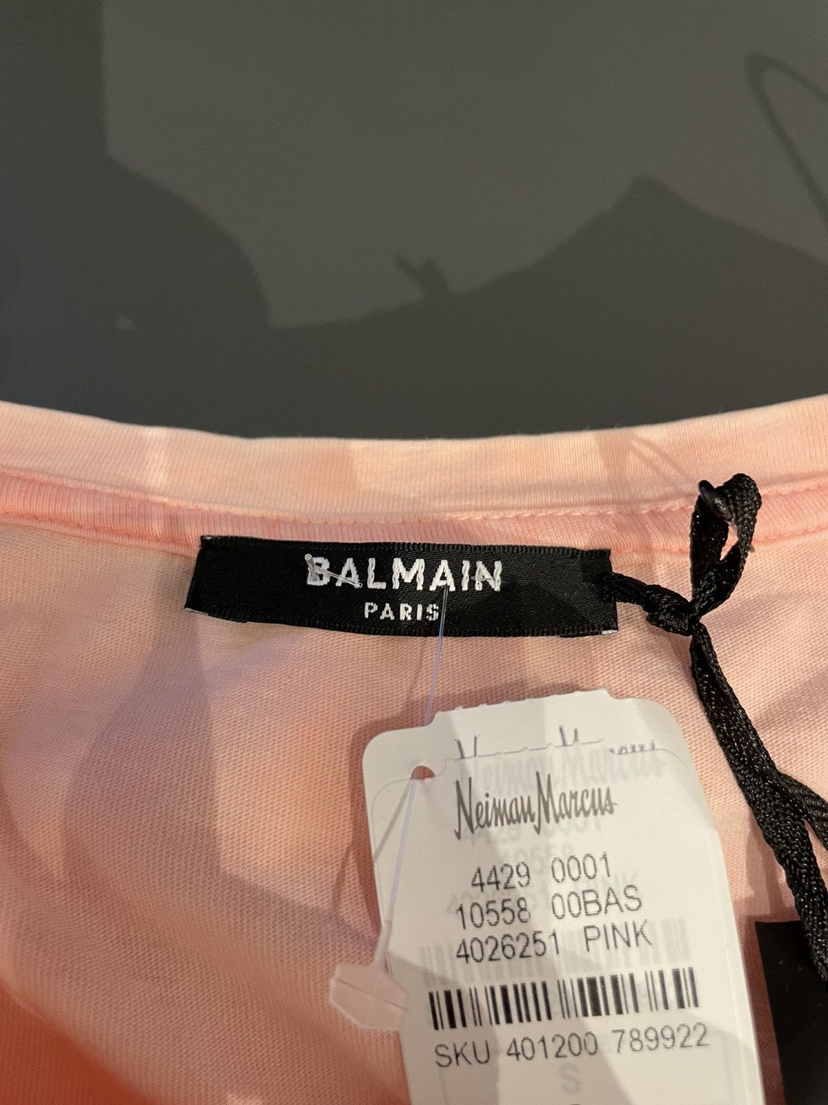 Balmain NEW Limited Edition Balmain Logo Depuis 1945 Tee T-shirt Size US XS / EU 42 / 0 - 14 Thumbnail