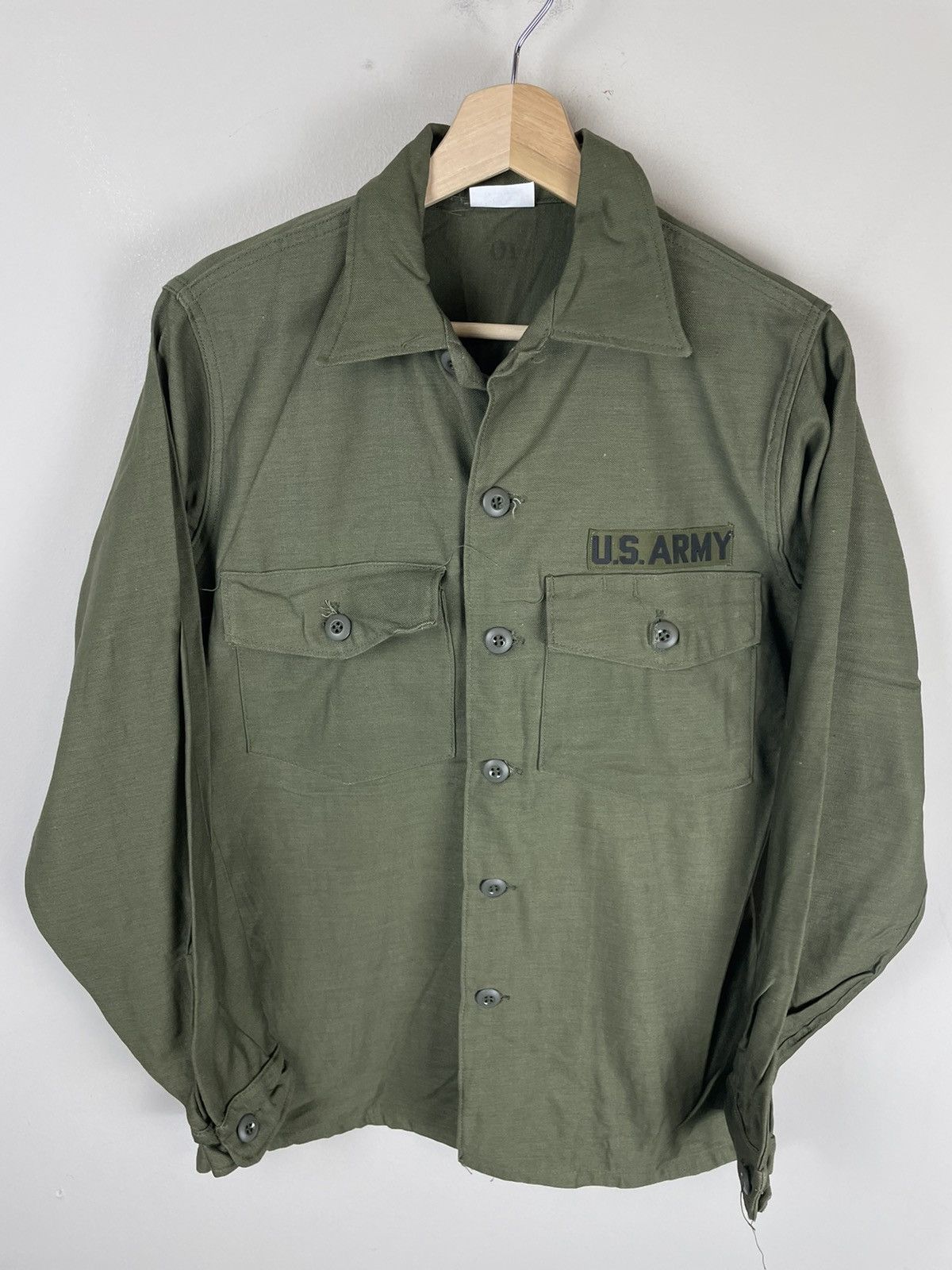 Vintage Vintage OG-107 US Army Sateen Vietnam Fatigue Shirt | Grailed