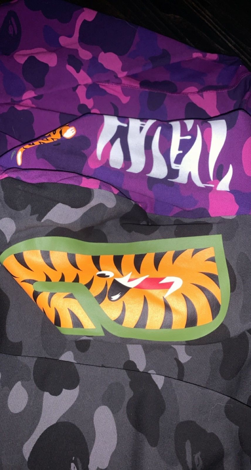 Bape fullzip bape hoodie black/purple color camo Size US XL / EU 56 / 4 - 2 Thumbnail