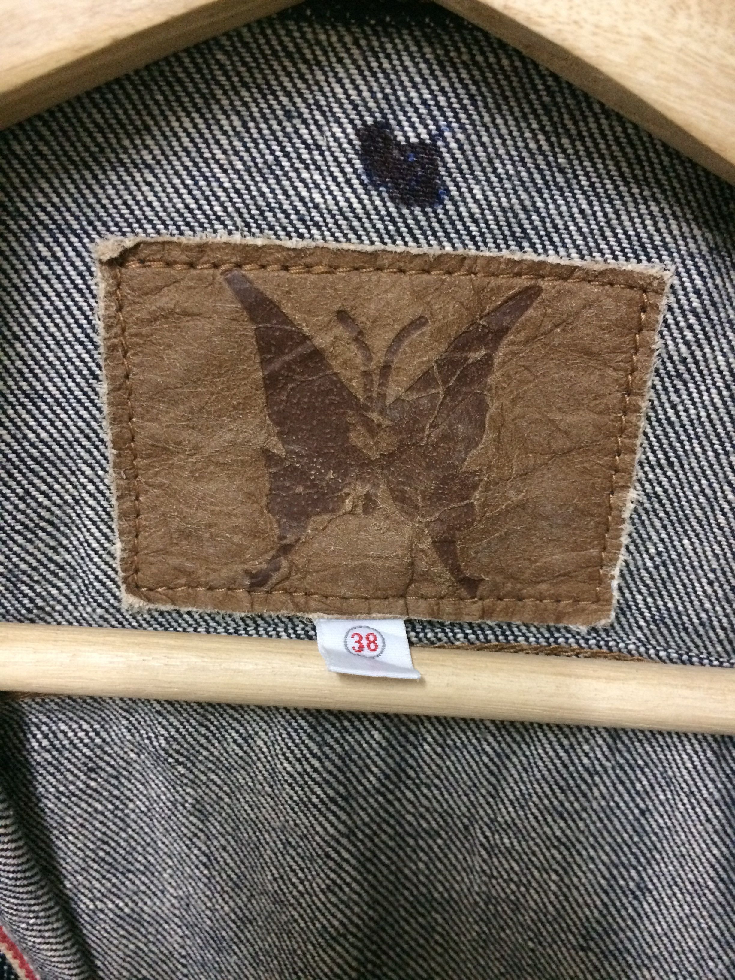 Vintage Red Selvedge Chevignon Denim Jacket