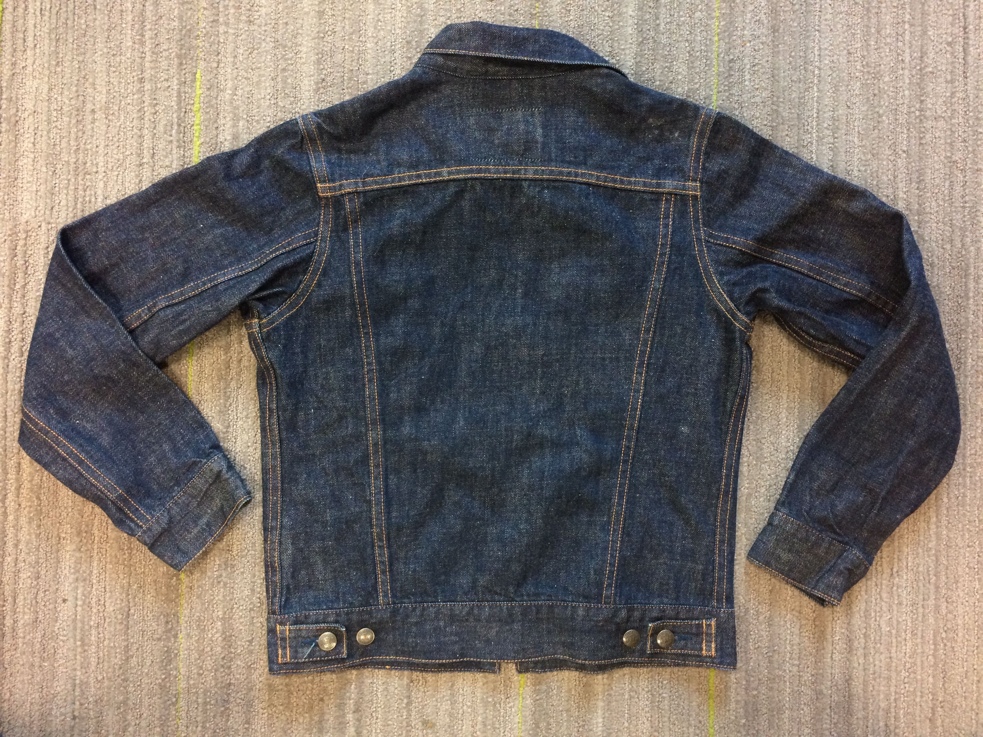 Vintage Red Selvedge Chevignon Denim Jacket