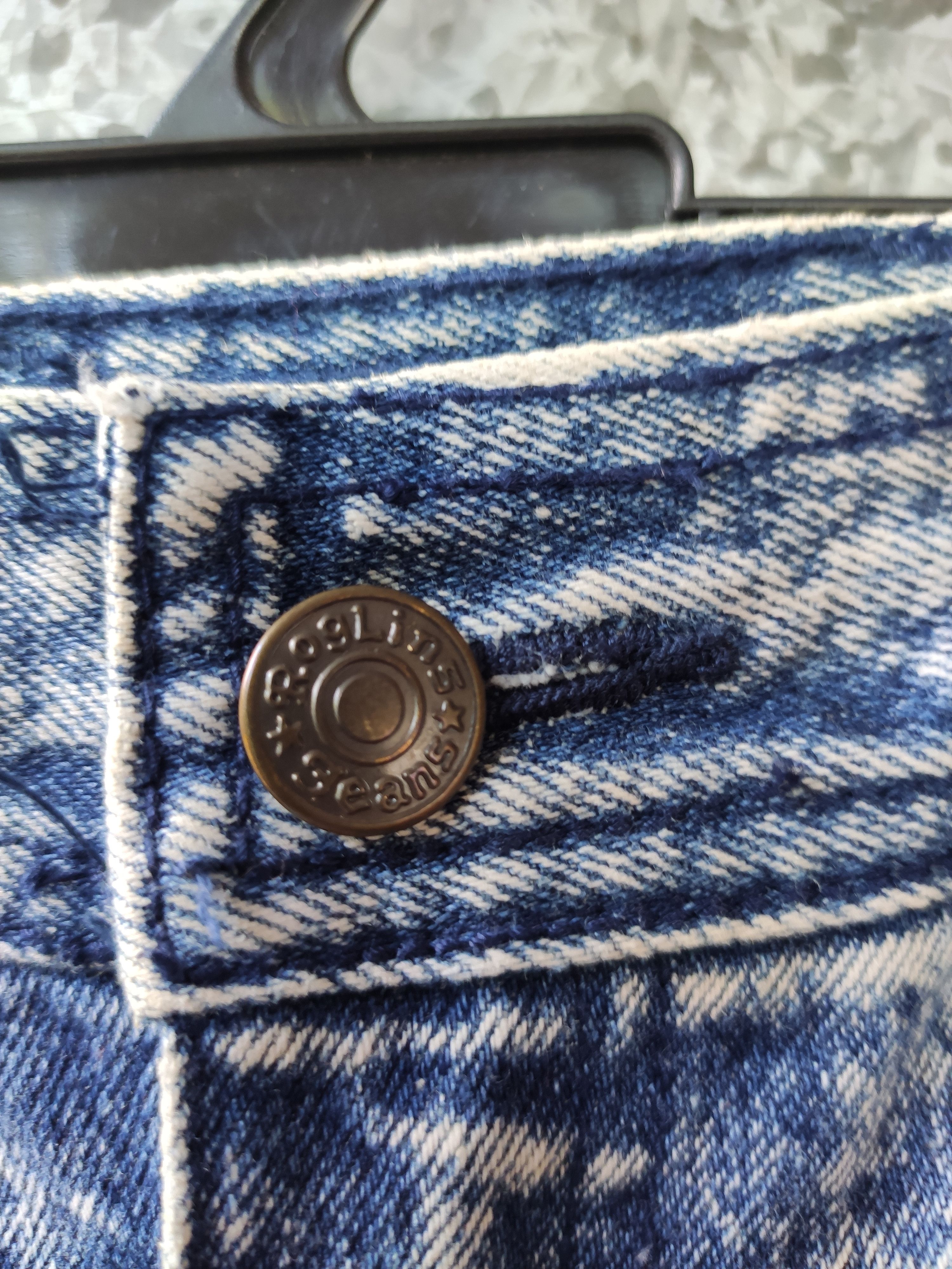 Japanese Brand Roglins Jeans Wear Cargo Jeans Acid wash pants Size US 33 - 8 Thumbnail