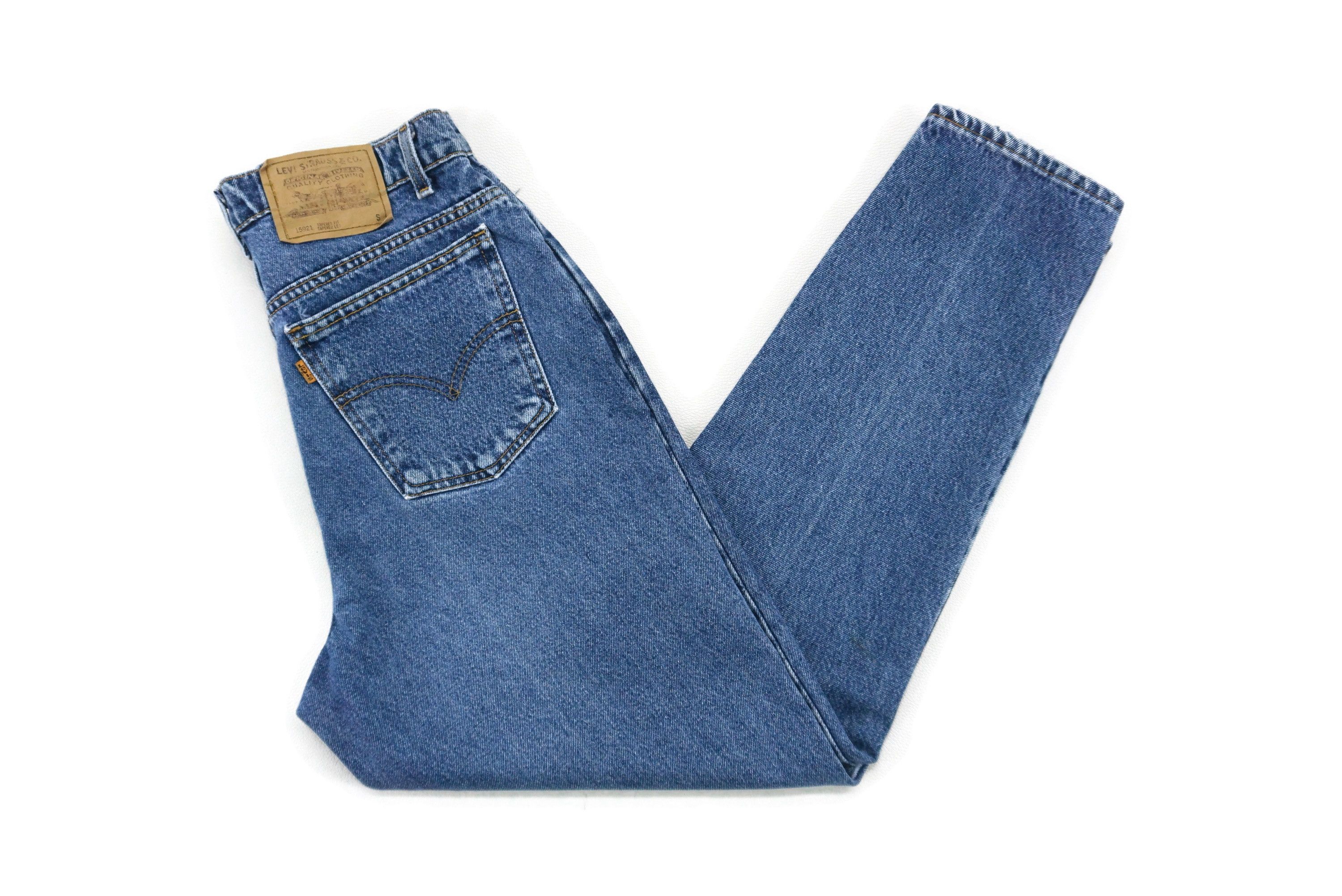 Levi's Made & Crafted × Levi's Vintage Clothing Levis 15921 Orange Tab Tapered Fit Tapered Leg Jeans USA Size US 29 - 3 Thumbnail