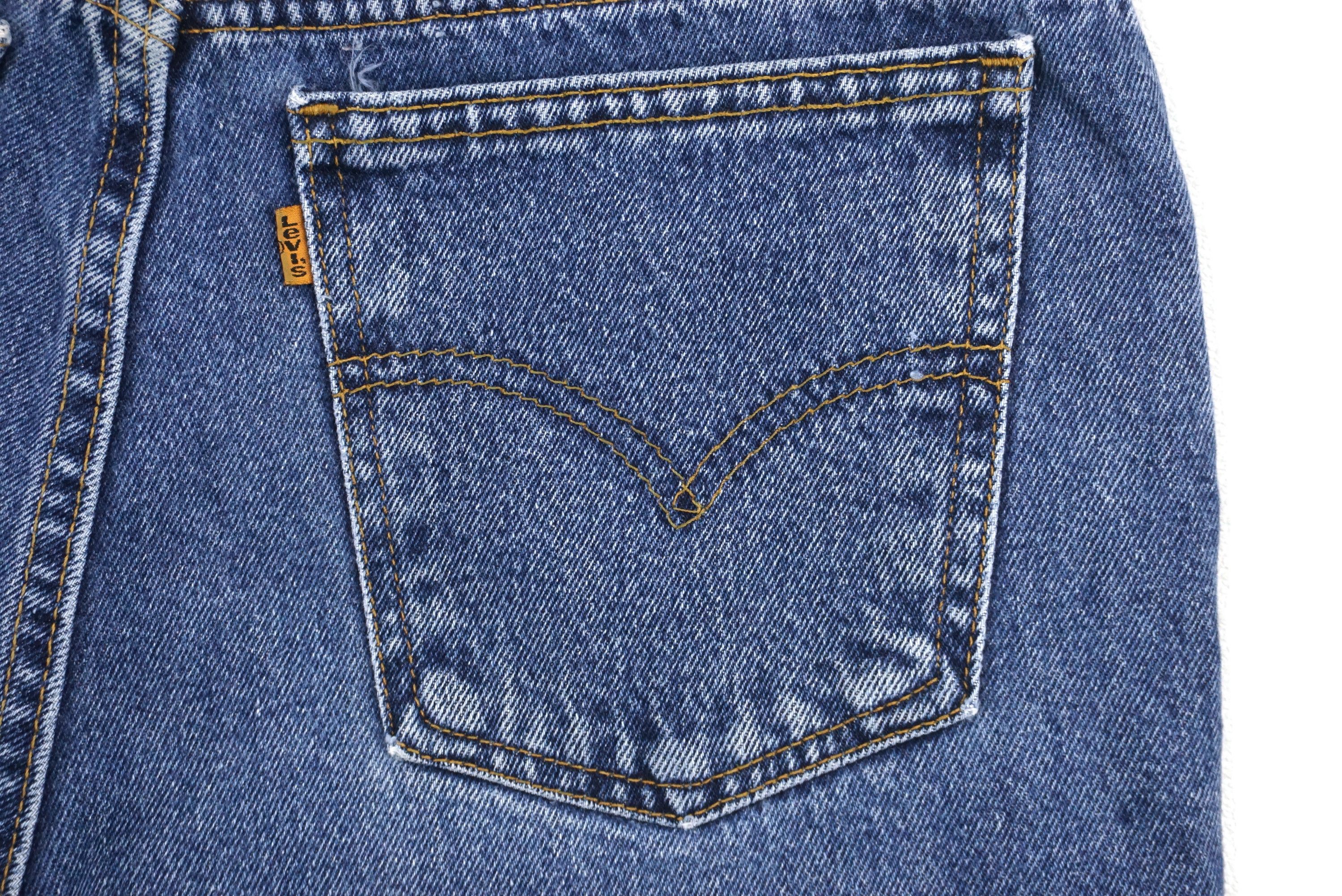 Levi's Made & Crafted × Levi's Vintage Clothing Levis 15921 Orange Tab Tapered Fit Tapered Leg Jeans USA Size US 29 - 11 Thumbnail