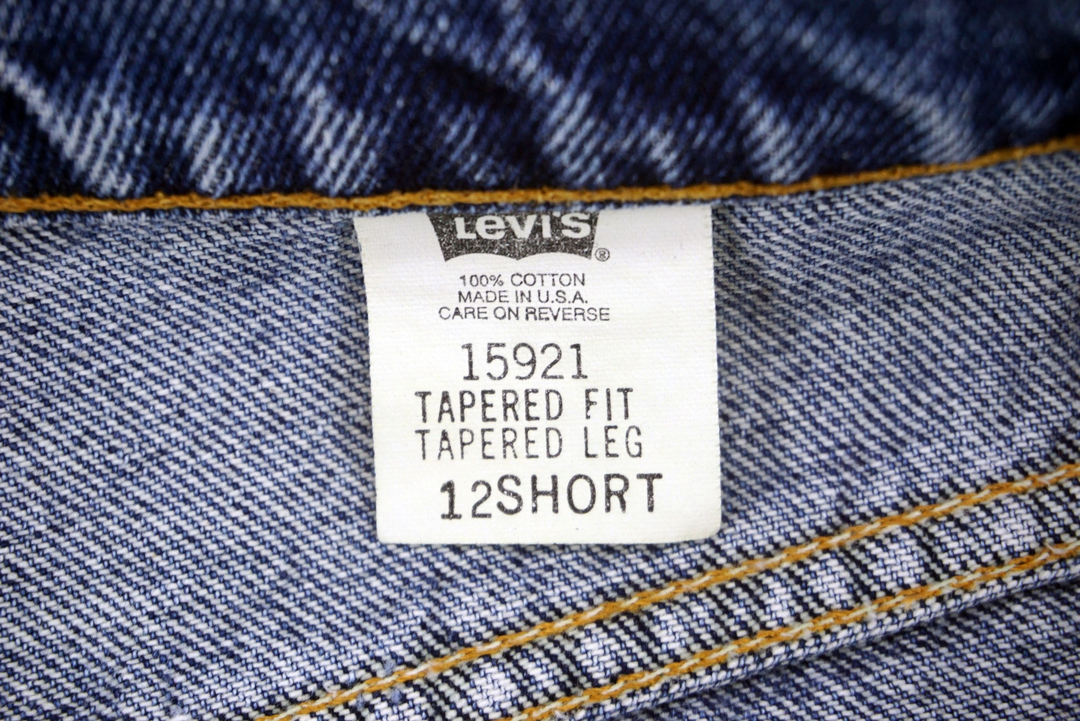 Levi's Made & Crafted × Levi's Vintage Clothing Levis 15921 Orange Tab Tapered Fit Tapered Leg Jeans USA Size US 29 - 14 Thumbnail