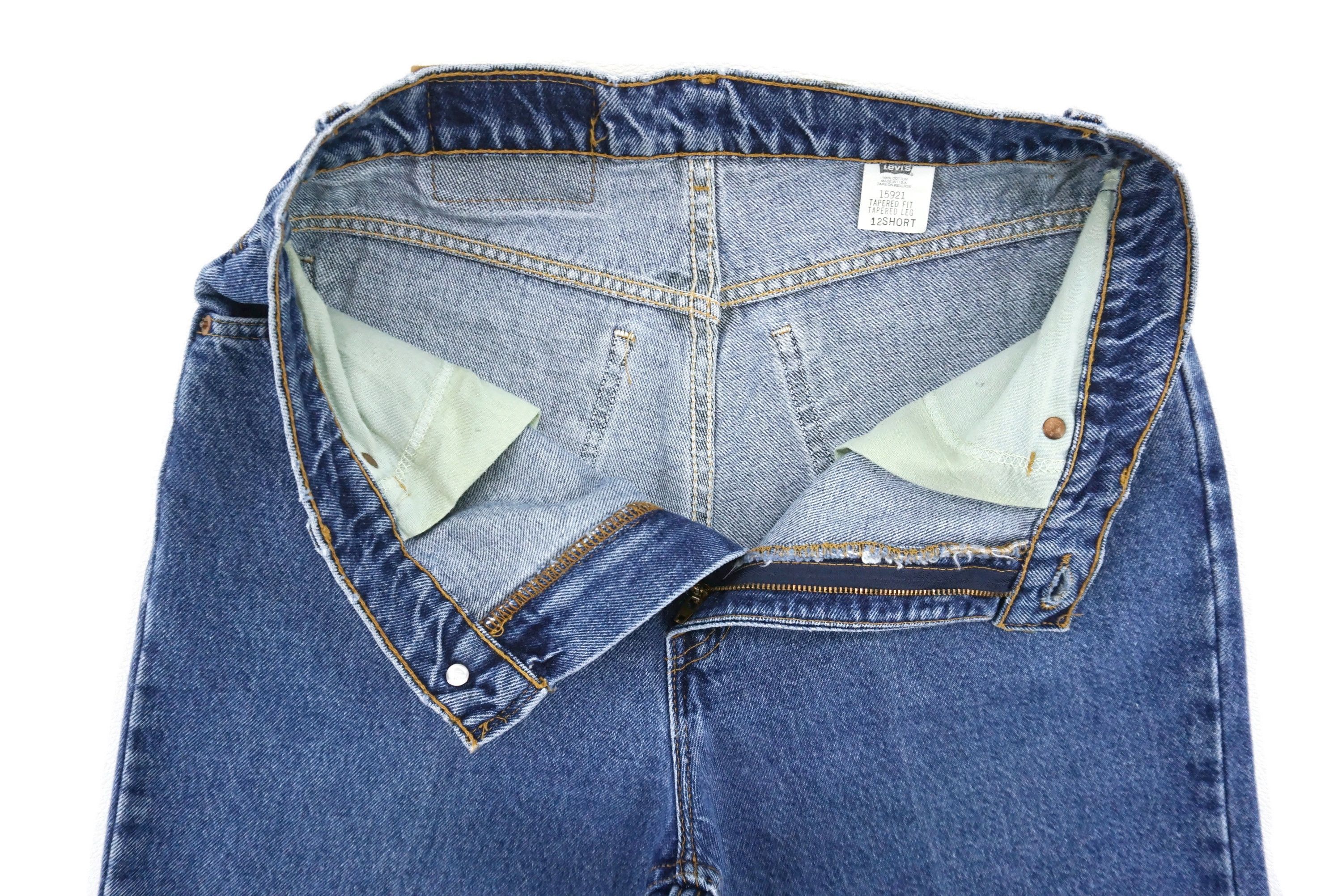 Levi's Made & Crafted × Levi's Vintage Clothing Levis 15921 Orange Tab Tapered Fit Tapered Leg Jeans USA Size US 29 - 5 Thumbnail