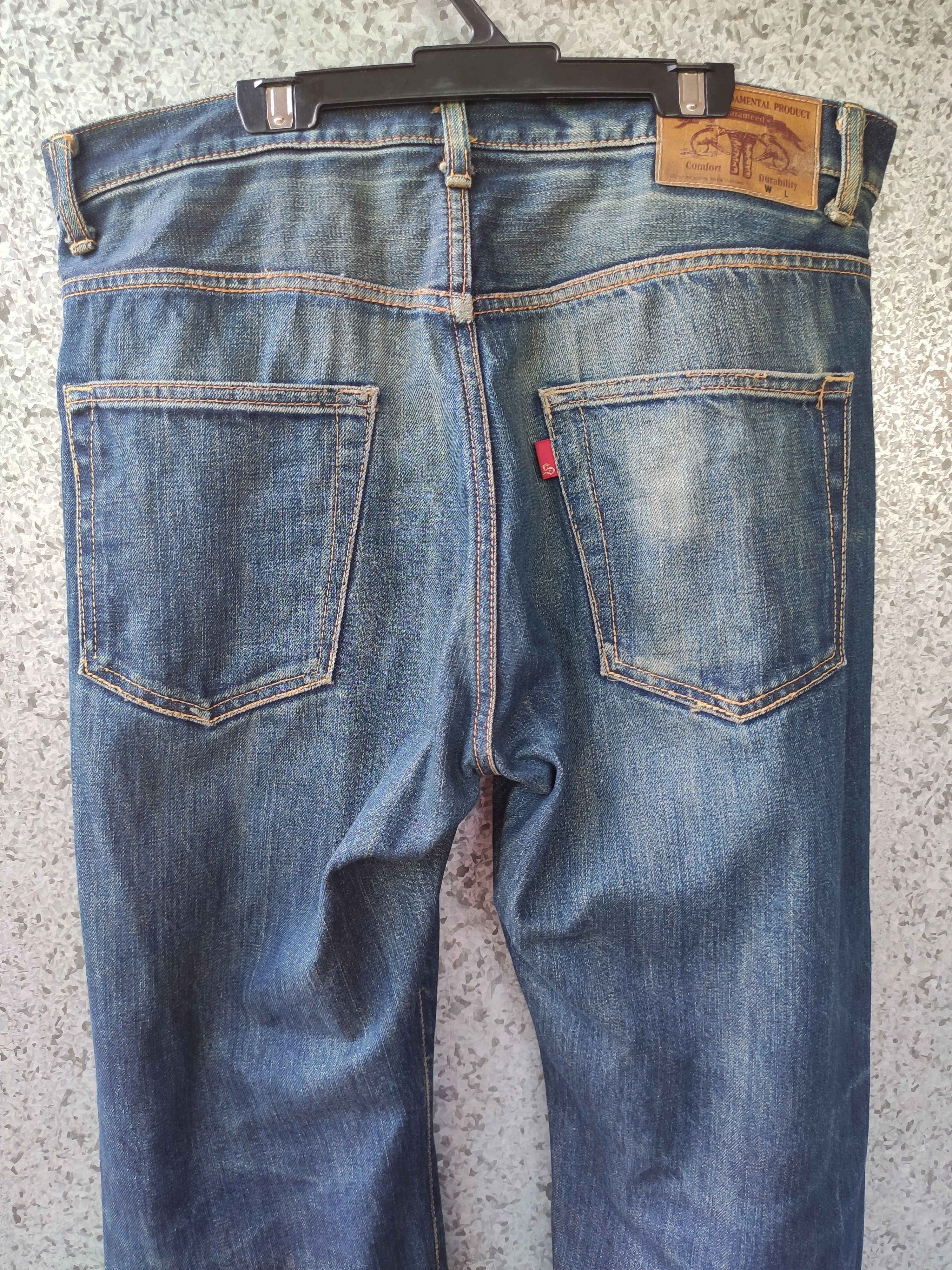 Japanese Brand Scanner Fundamental Jeans Selvedge Denim Size US 34 / EU 50 - 4 Thumbnail