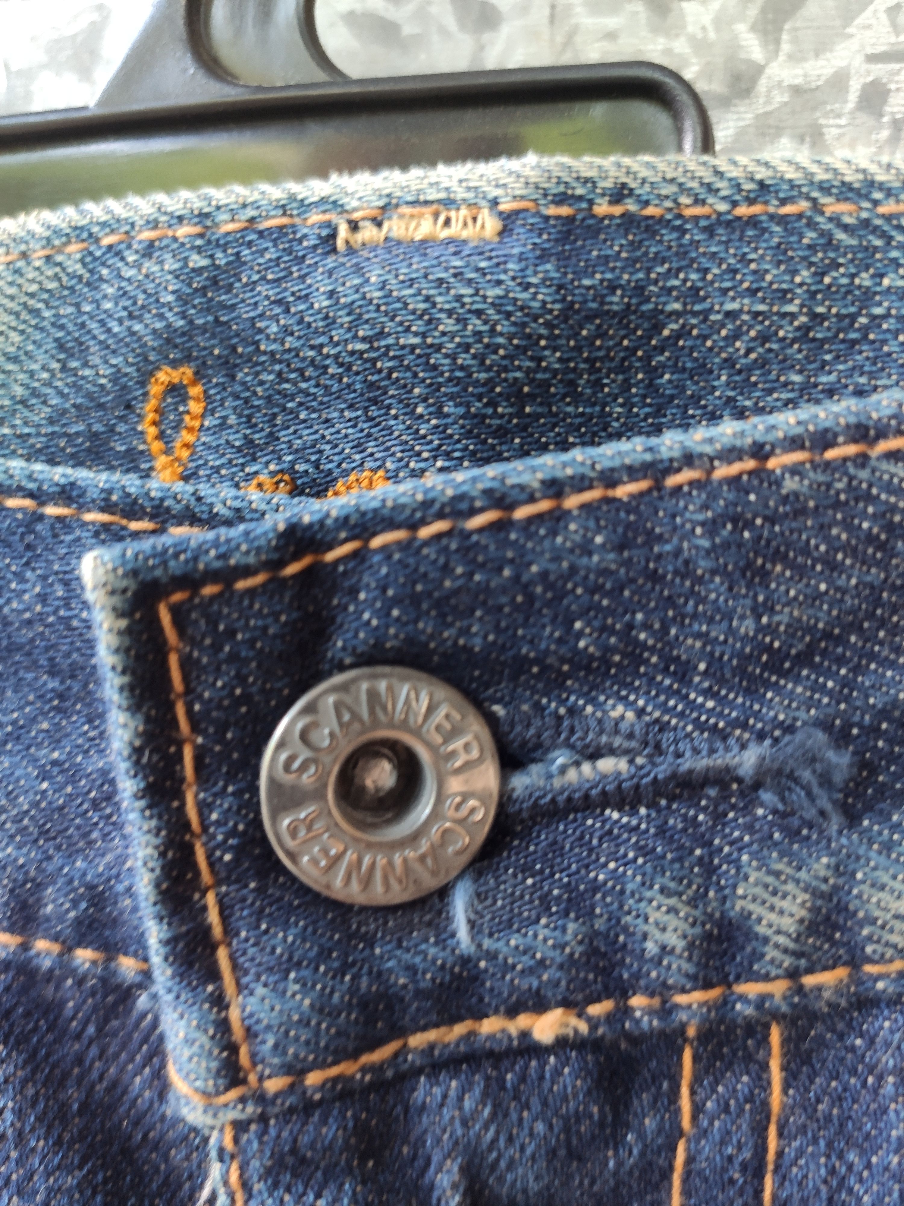 Japanese Brand Scanner Fundamental Jeans Selvedge Denim Size US 34 / EU 50 - 9 Thumbnail