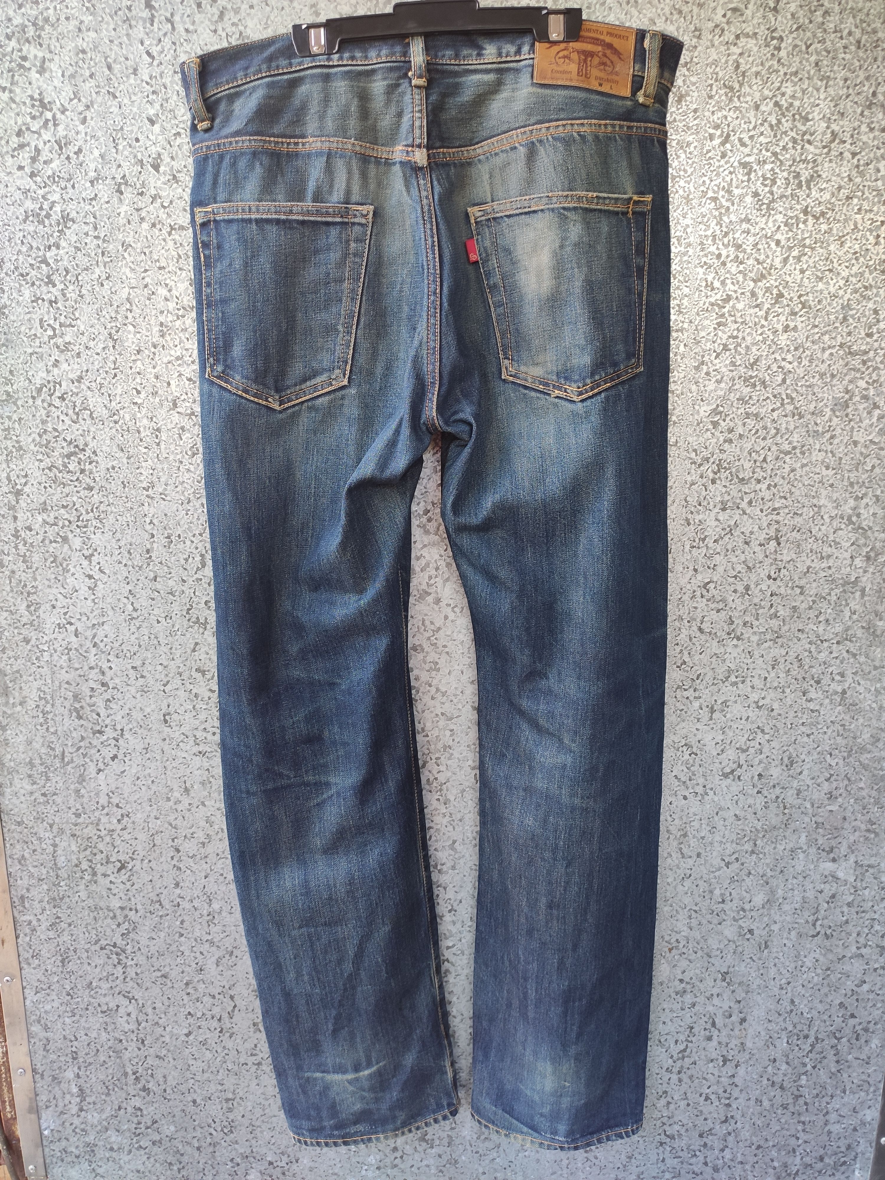 Japanese Brand Scanner Fundamental Jeans Selvedge Denim Size US 34 / EU 50 - 5 Thumbnail