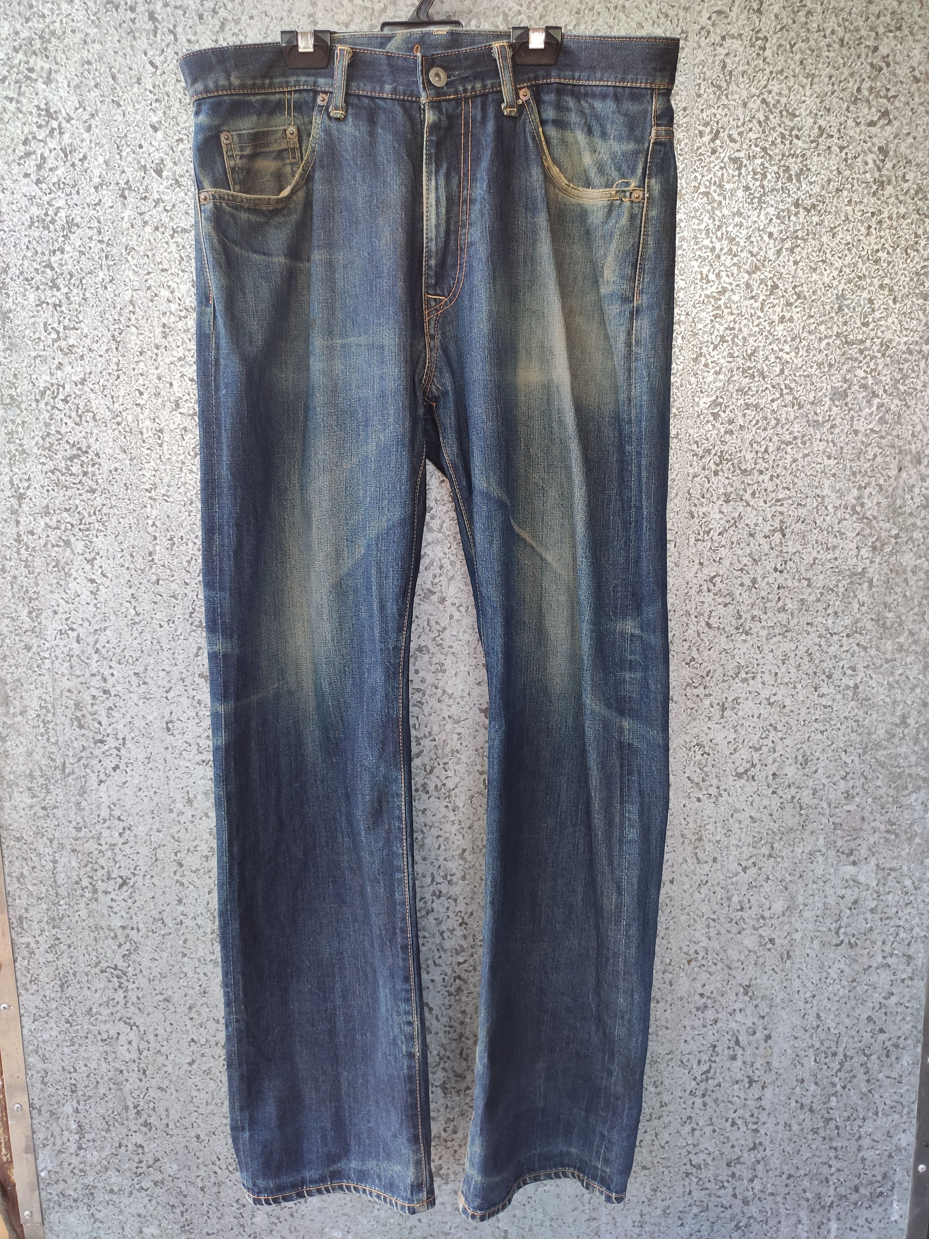 Japanese Brand Scanner Fundamental Jeans Selvedge Denim Size US 34 / EU 50 - 1 Thumbnail