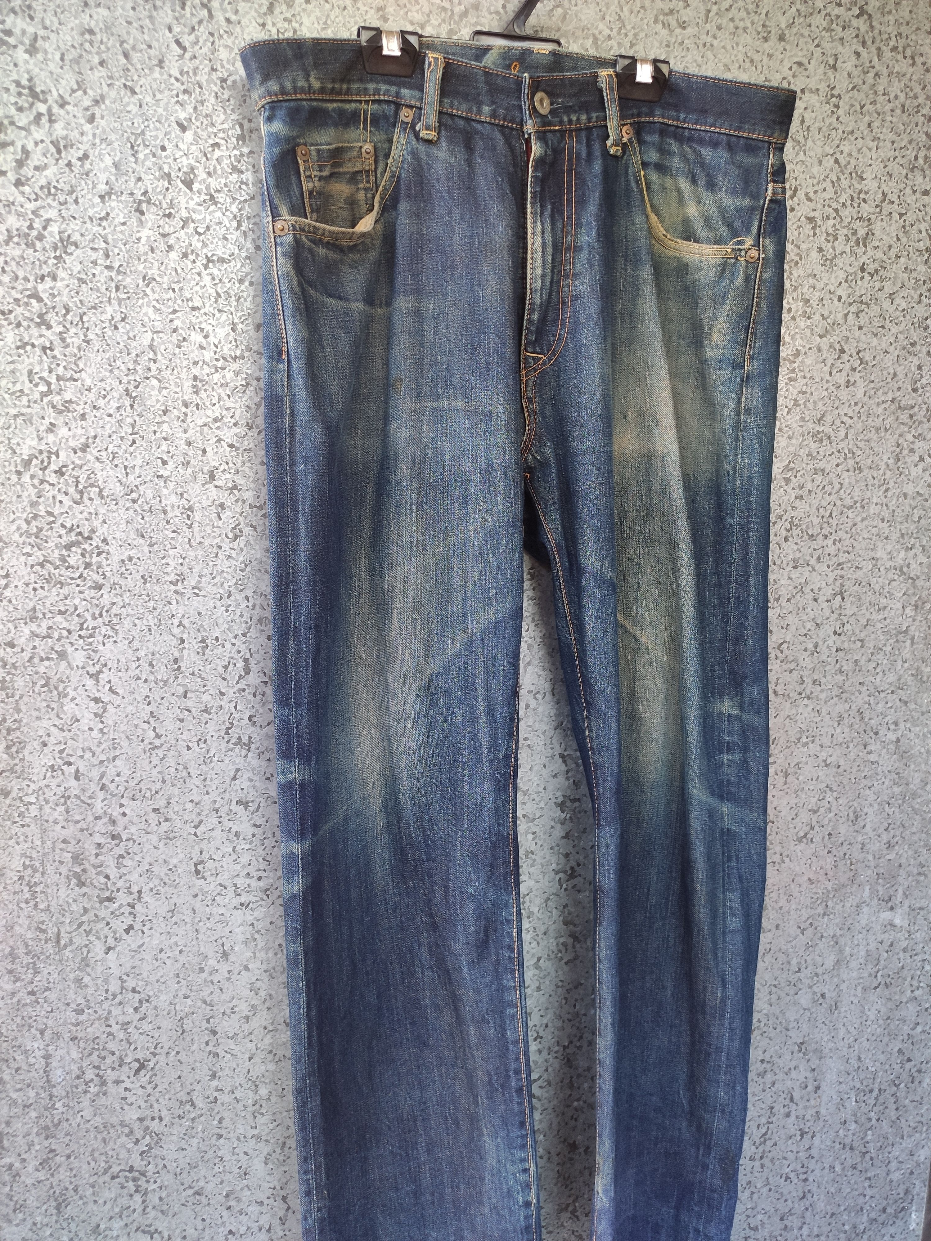 Japanese Brand Scanner Fundamental Jeans Selvedge Denim Size US 34 / EU 50 - 3 Thumbnail