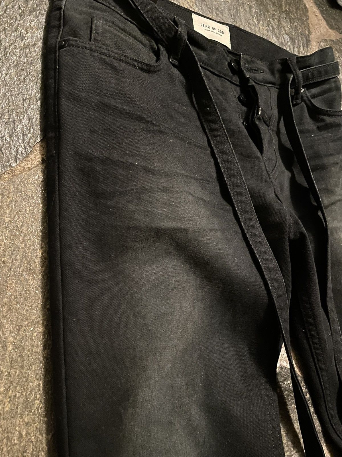 Fear of God Fear Of God Sixth Collection Slim Canvas Jeans Size US 30 / EU 46 - 2 Thumbnail