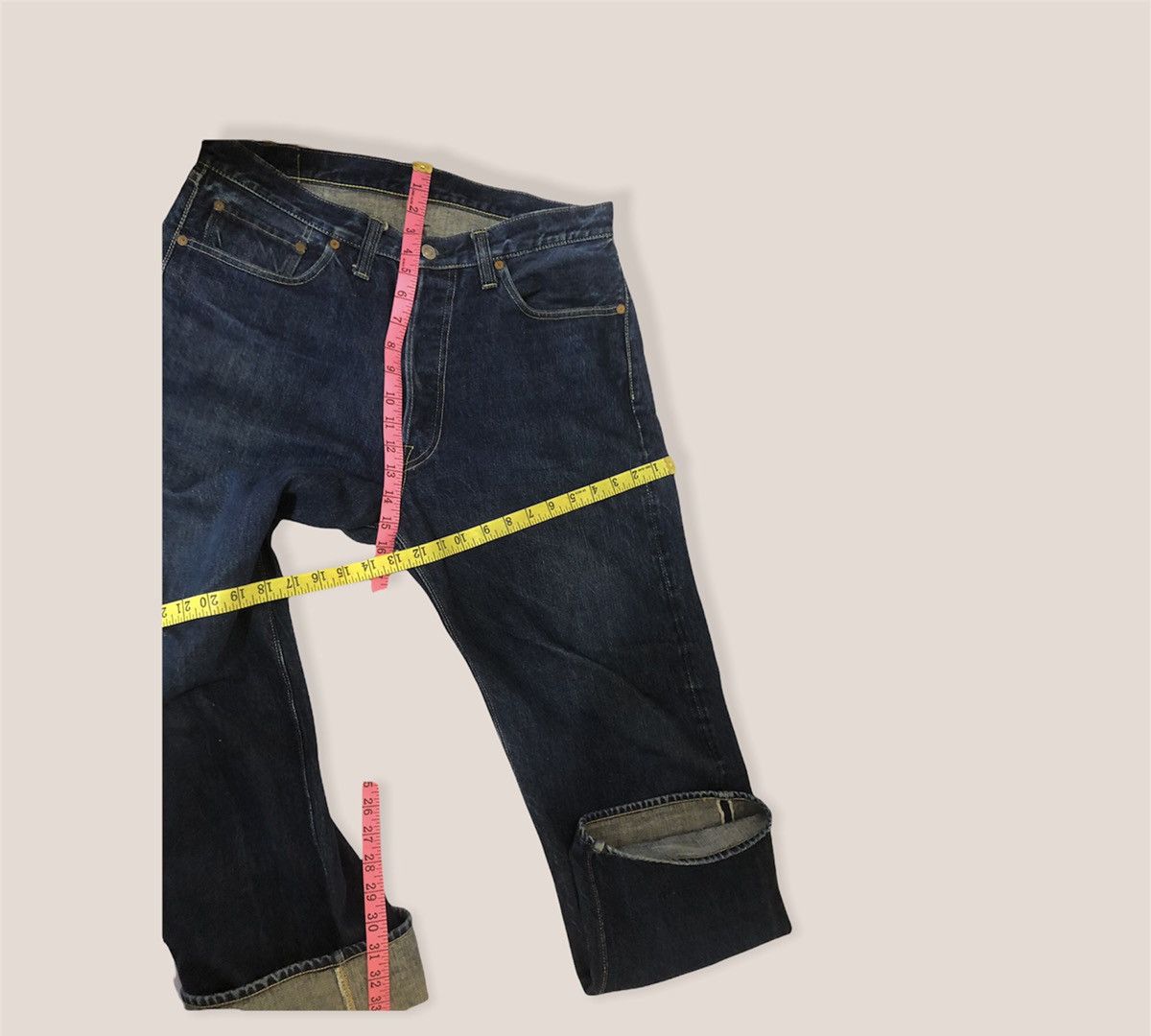 Buzz Rickson's × Toyo Enterprises Very Rare Buzz Ricksons Redline Denim Streetwear Size US 34 / EU 50 - 21 Thumbnail