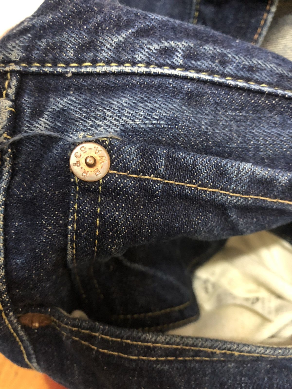 Buzz Rickson's × Toyo Enterprises Very Rare Buzz Ricksons Redline Denim Streetwear Size US 34 / EU 50 - 14 Thumbnail