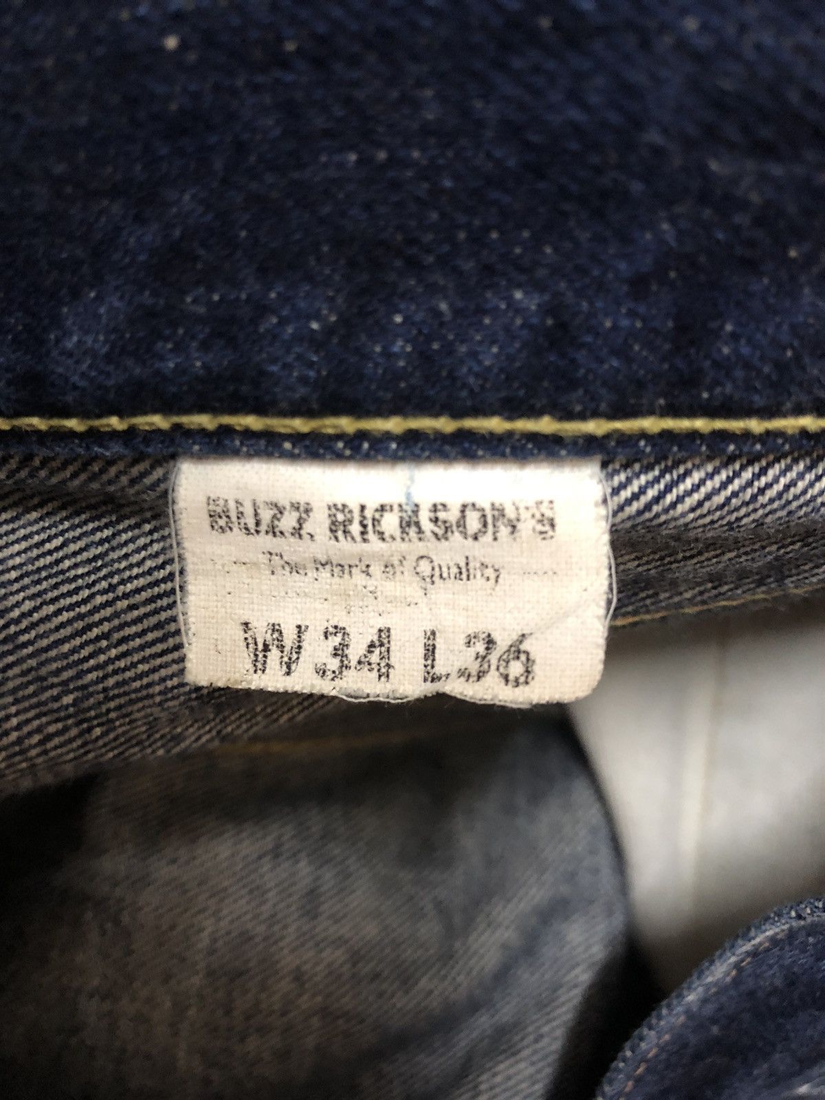 Buzz Rickson's × Toyo Enterprises Very Rare Buzz Ricksons Redline Denim Streetwear Size US 34 / EU 50 - 25 Thumbnail