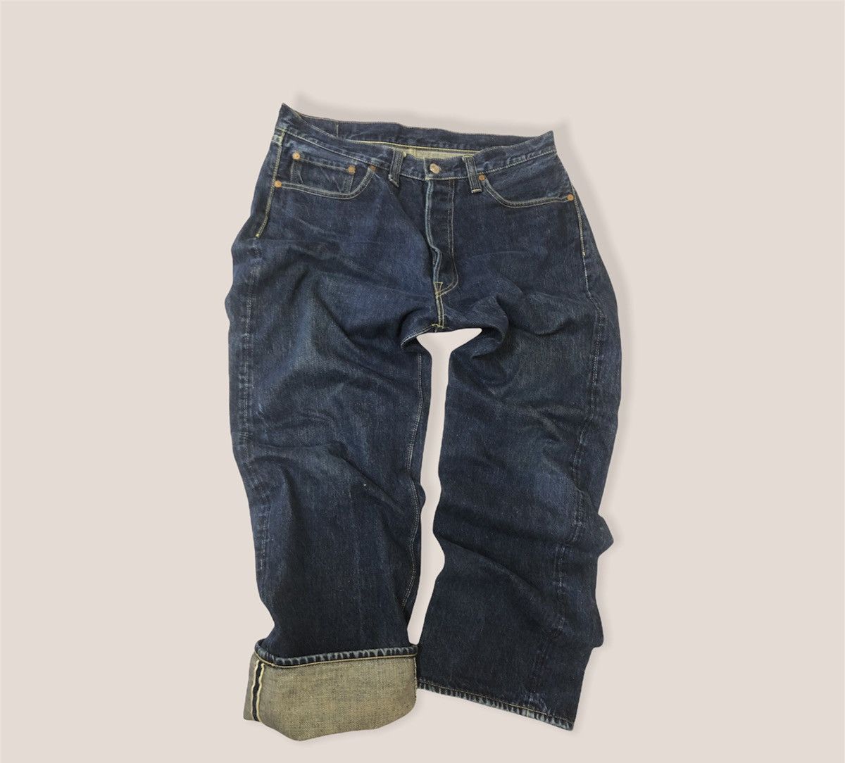 Buzz Rickson's × Toyo Enterprises Very Rare Buzz Ricksons Redline Denim Streetwear Size US 34 / EU 50 - 1 Thumbnail