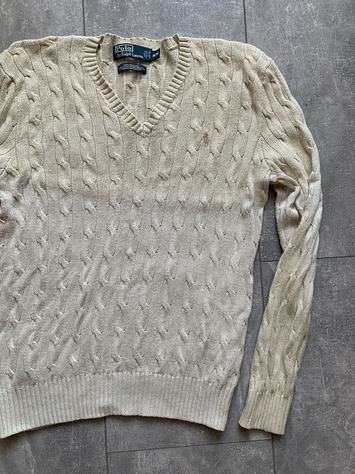 Polo Ralph Lauren 100% Silk polo Ralph Lauren logo sweater Size US M / EU 48-50 / 2 - 3 Thumbnail