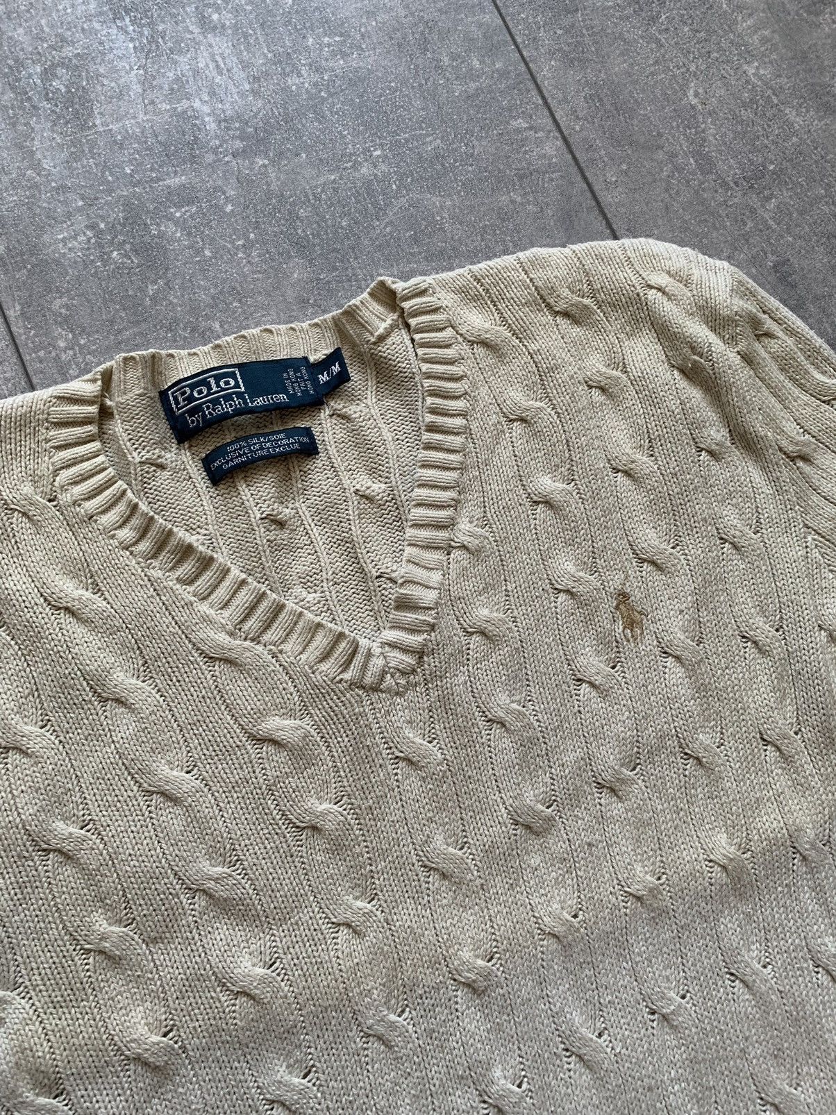 Polo Ralph Lauren 100% Silk polo Ralph Lauren logo sweater Size US M / EU 48-50 / 2 - 4 Thumbnail
