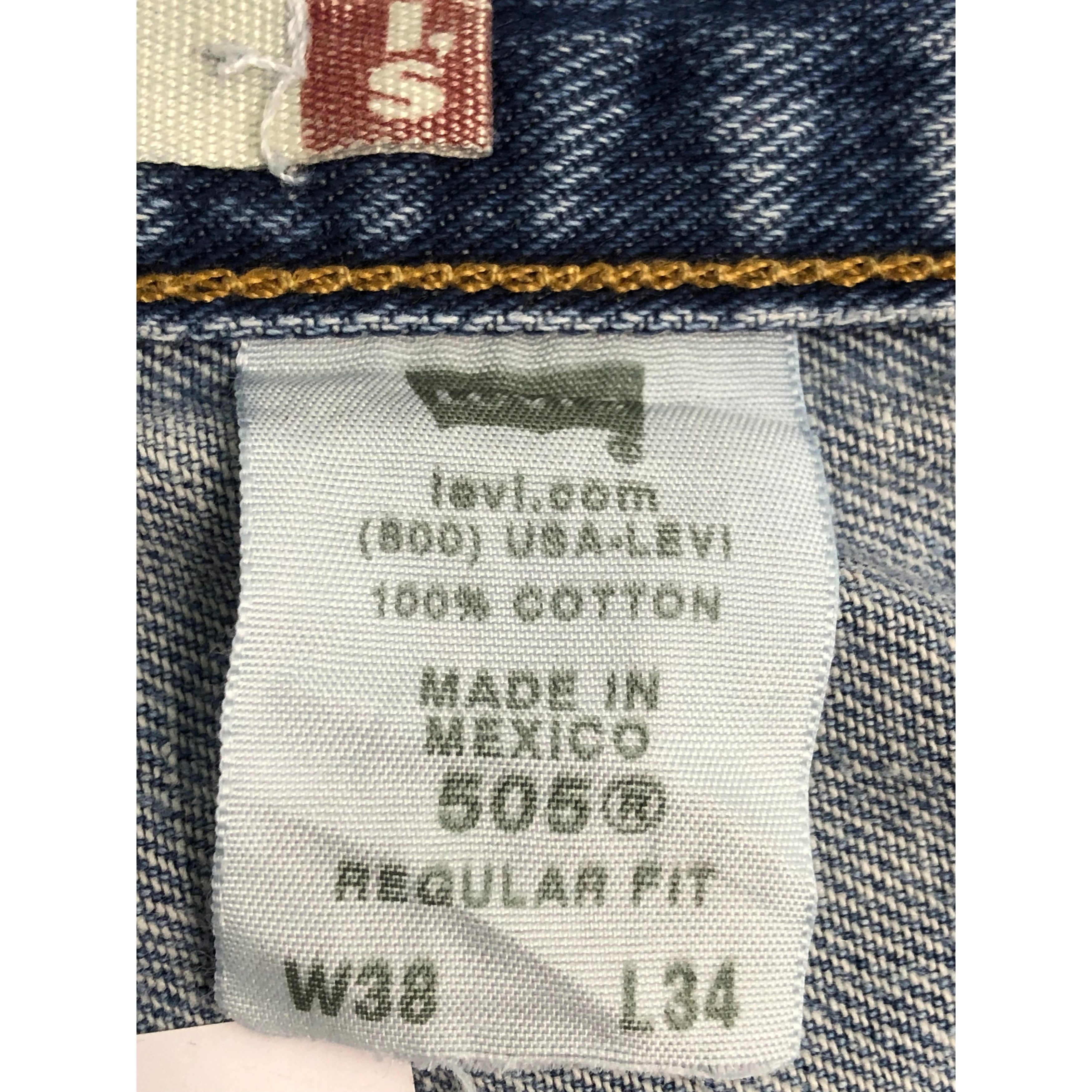 Levi's Vintage Levis 505 Lightwash Jeans DP0509 Size US 38 / EU 54 - 6 Thumbnail