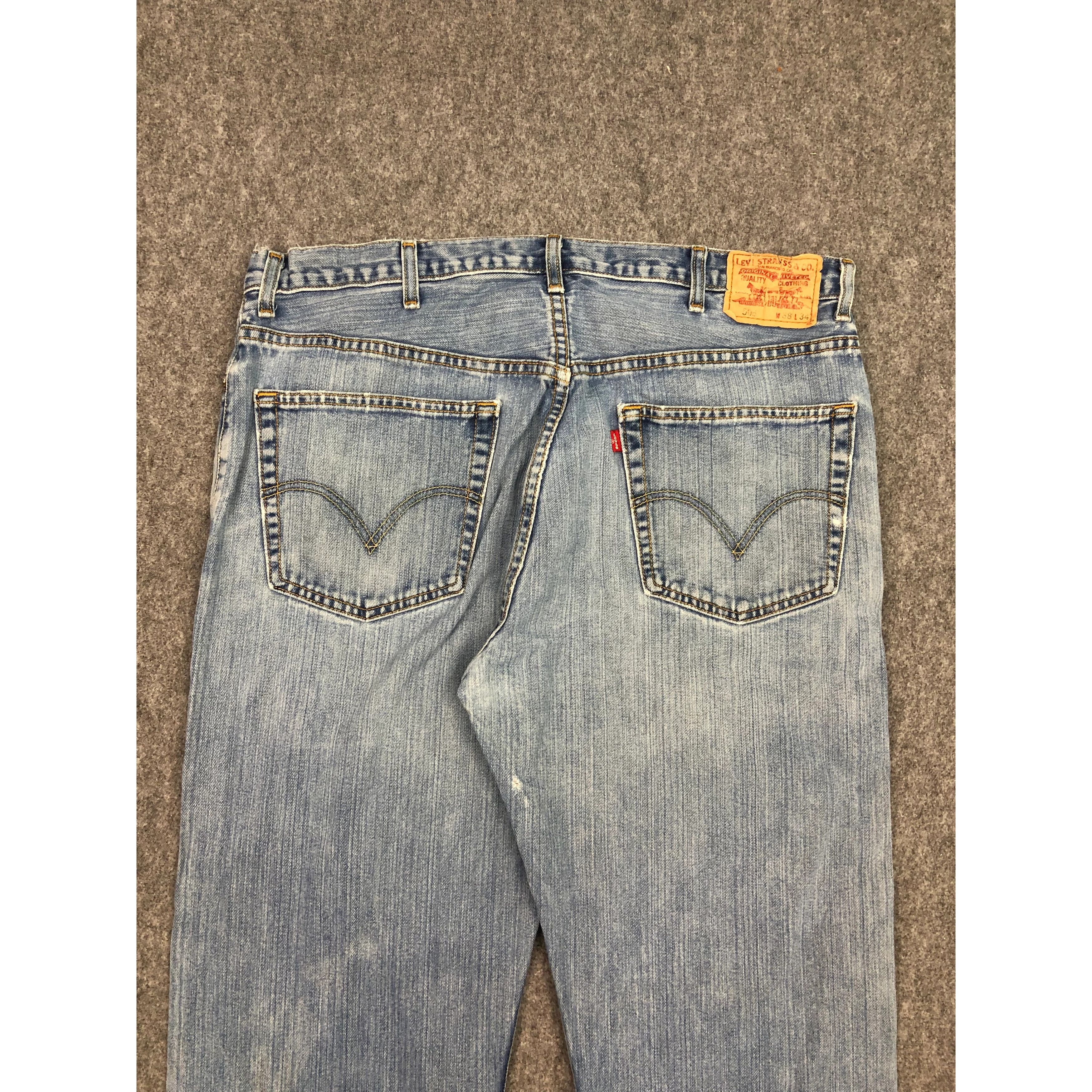Levi's Vintage Levis 505 Lightwash Jeans DP0509 Size US 38 / EU 54 - 4 Thumbnail